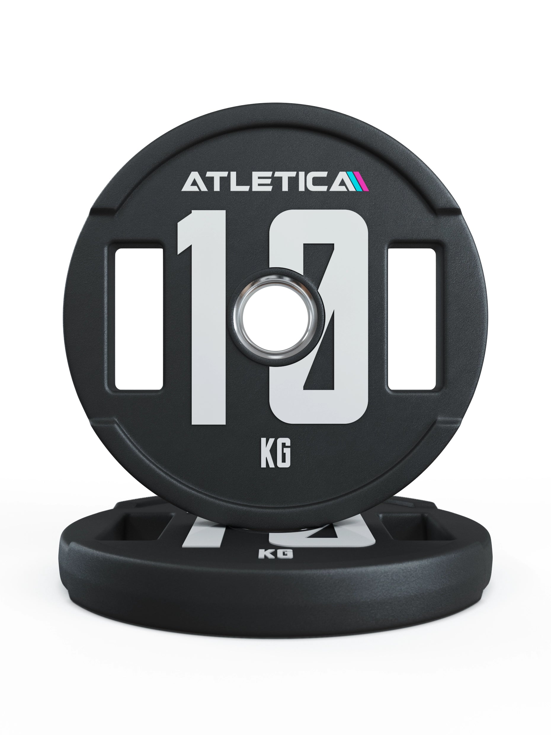 Gewichte: 2H Gripper Plates Pro | Paar | 50mm Cast Polyurethan-Ummantelung 〡 langlebig 〡 Gewichtstoleranz 1 % 〡 Edelstahlring | 2x2.5kg, 2x5kg, 2x10kg, 2x15kg, 2x20kg, 2x25kg
#size_2x10kg