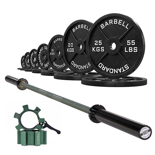 Set Beta Military Green + Iron Plates 157,5kg