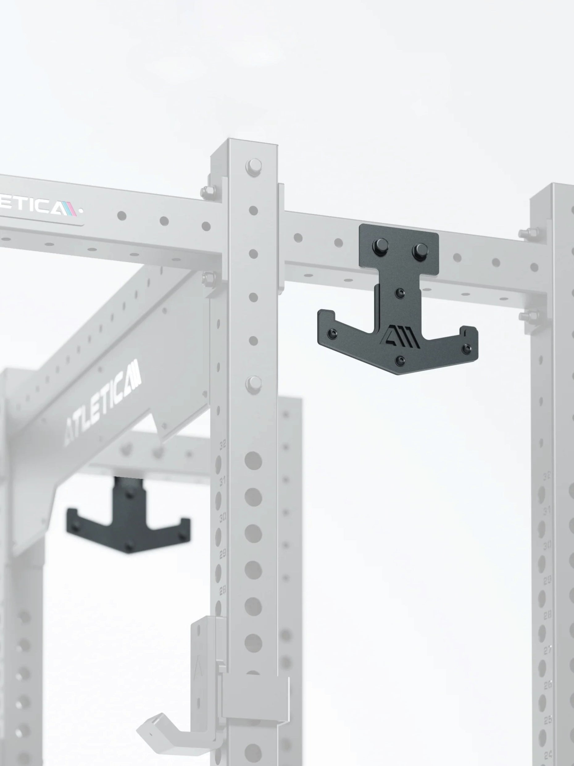 Power Racks R7 und R8: Hantelstangen Ablage