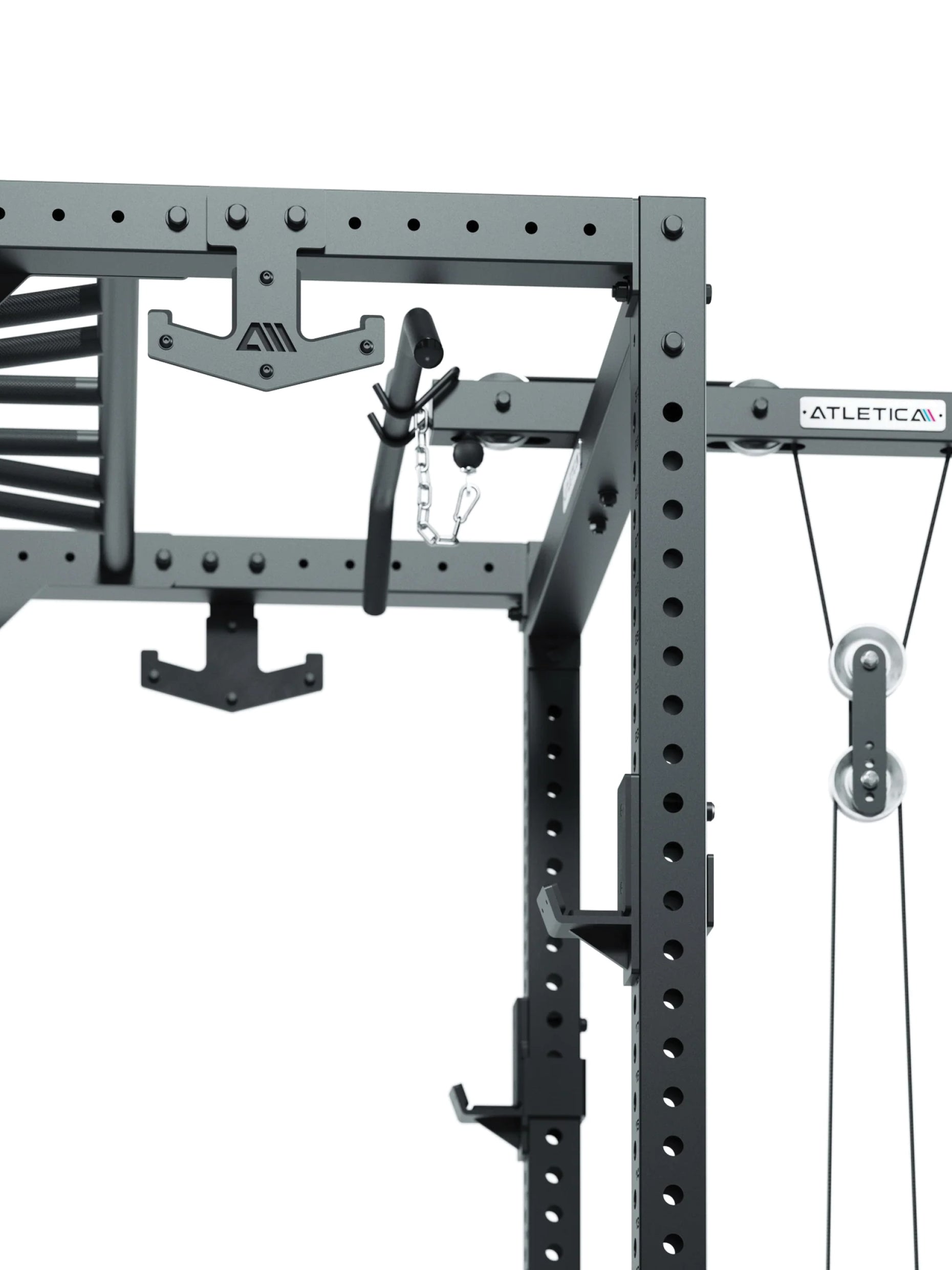 Horizontale Ablage von Hantelstangen am Power Rack