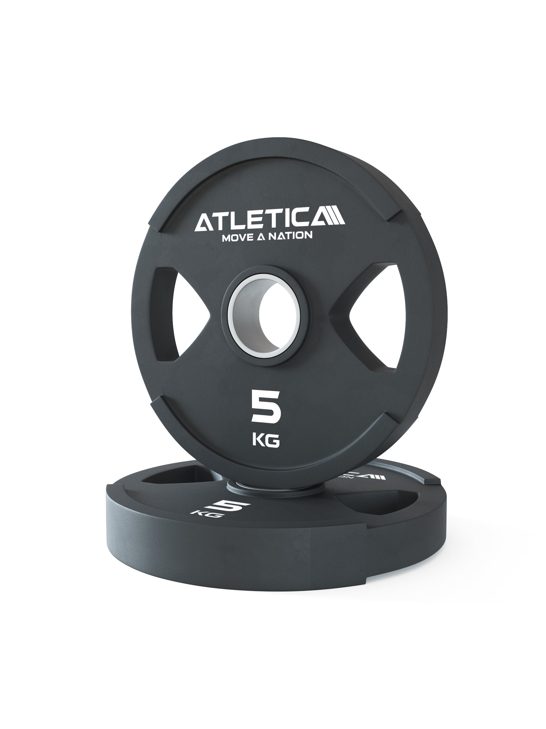 Hantelscheiben Dual-Gripper Plates: Hohe Ergonomie durch Zwei-Griff Design | 2.5kg bis 25kg | Schadstofffrei mit TÜV REACH Zertifikat, #size_2x5kg