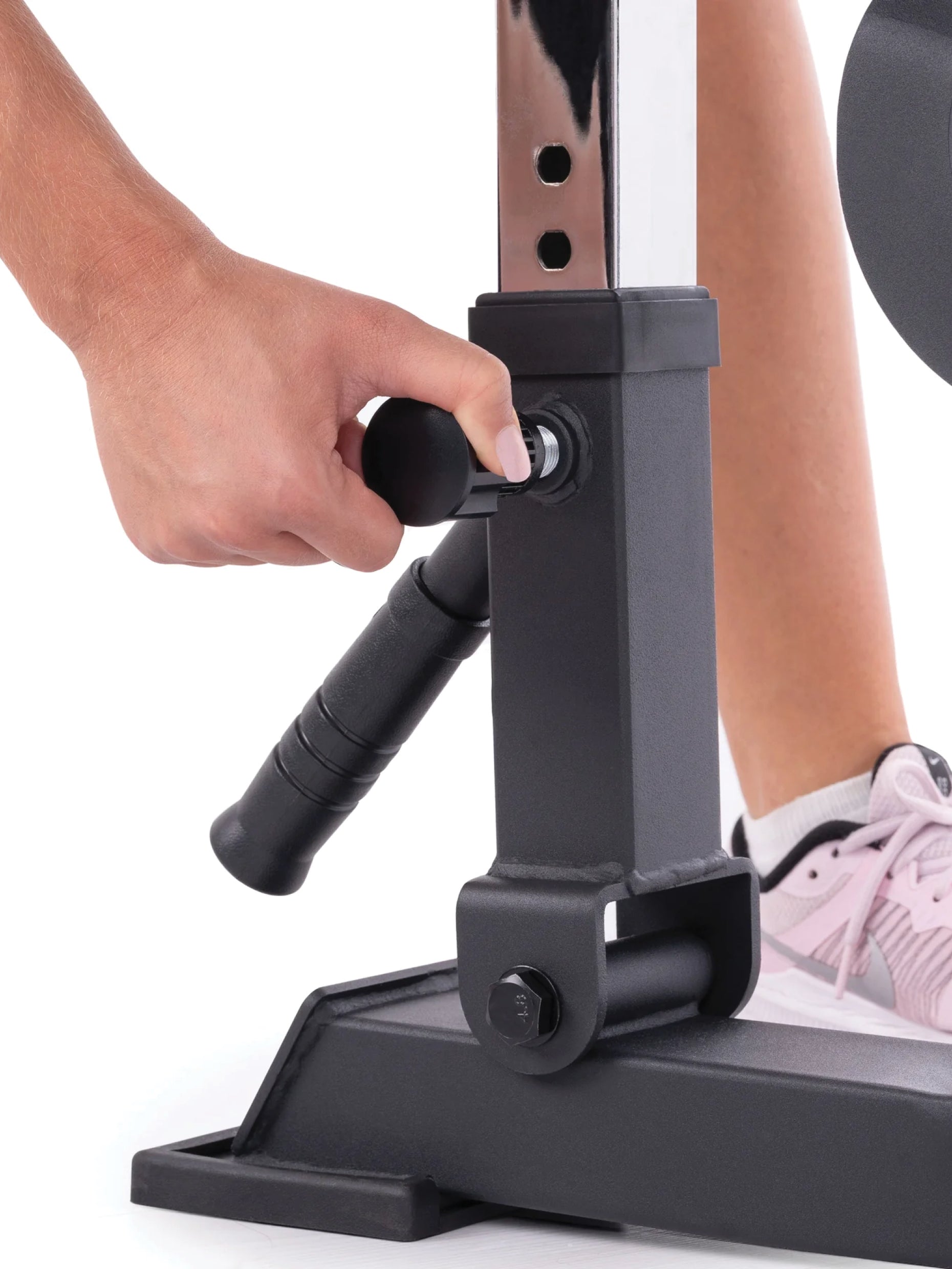 Fitnessbank B2 negativ verstellbar: Sitz 3-fach verstellbar, in schwarz