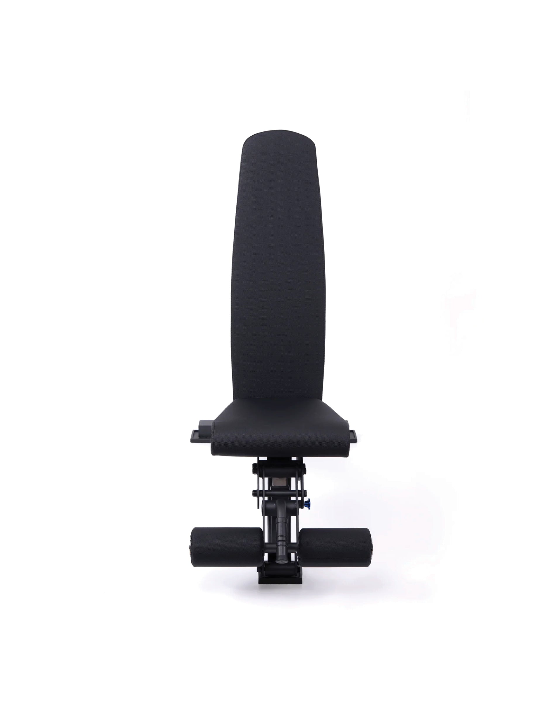 Hantelbank B6, negativ verstellbar, mit 90° Winkel, mit Fussblocker für Situps, in schwarz, für Fitnesstraining mit Kurzhanteln und Langhanteln, #material_mesh