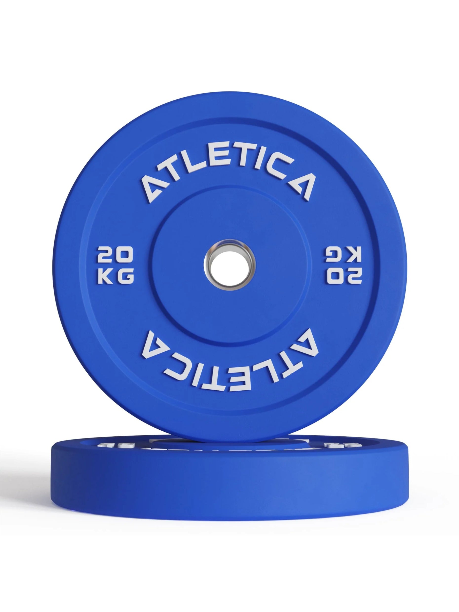 Gewichte: Color Bumper Plates Paarweise | Farbige und geräusch- sowie stoßdämpfende Vollgummi-Ummantelung | Robust & langlebig | Ø 50 mm Edelstahlring #size_2-x-20-kg
