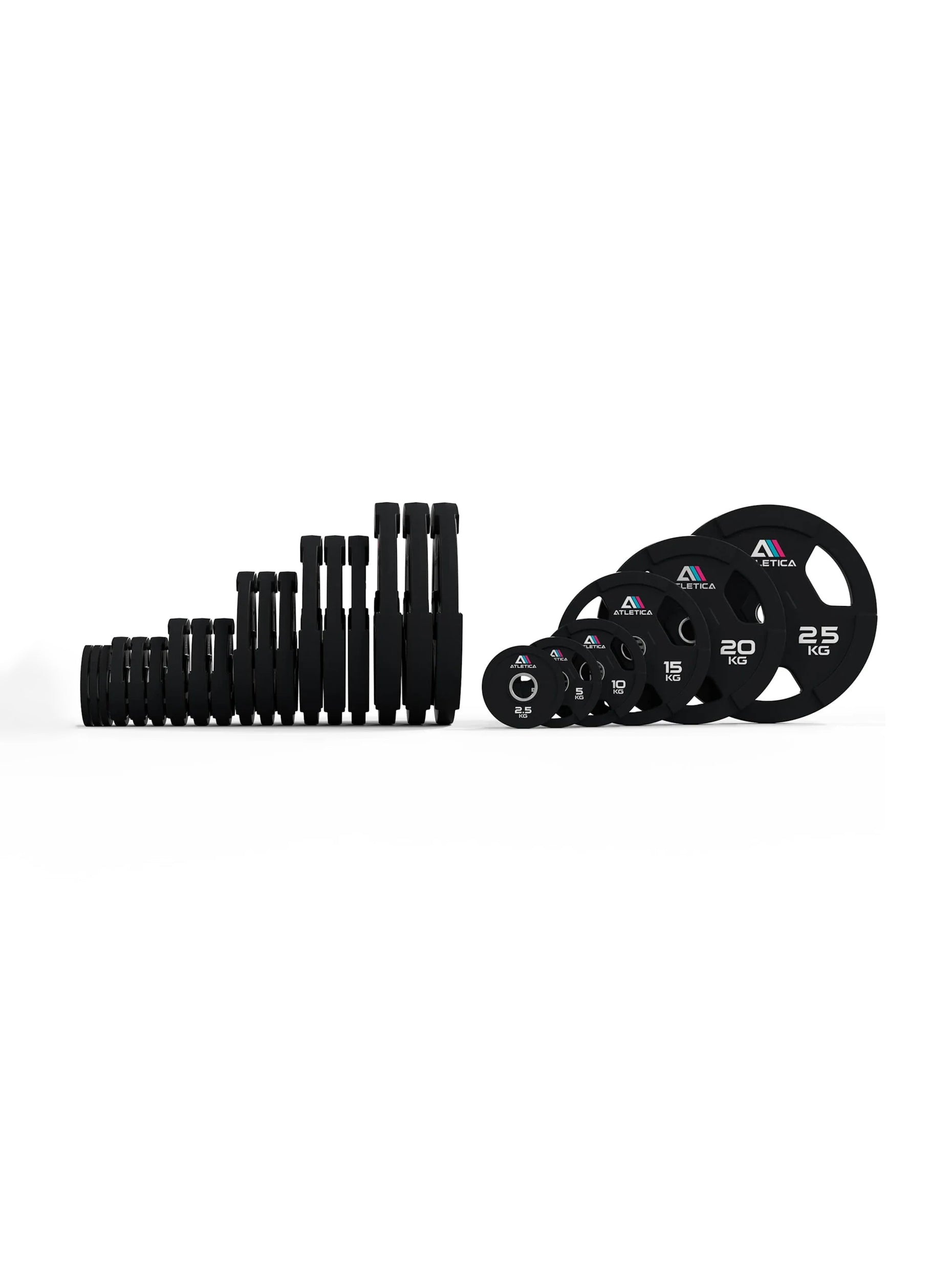 Gewichte Gripper plates: Set 310 kg| Gripper Plates310 kg bestehend aus 4x2,5 kg | 4x5 kg | 4x10 kg | 4x15 kg | 4x20 kg | 4x25 kg
