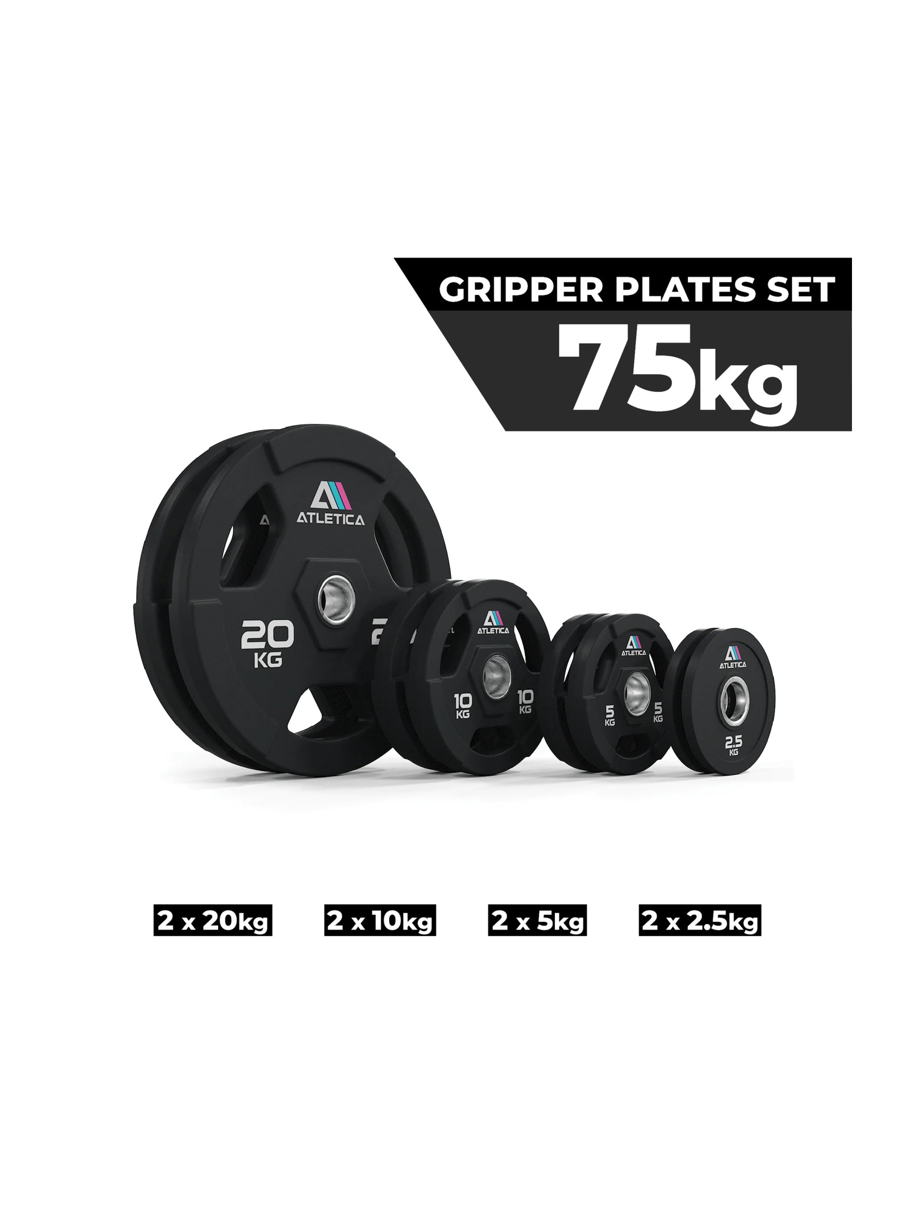 Gewichte: Gripper plates Set 75 kg