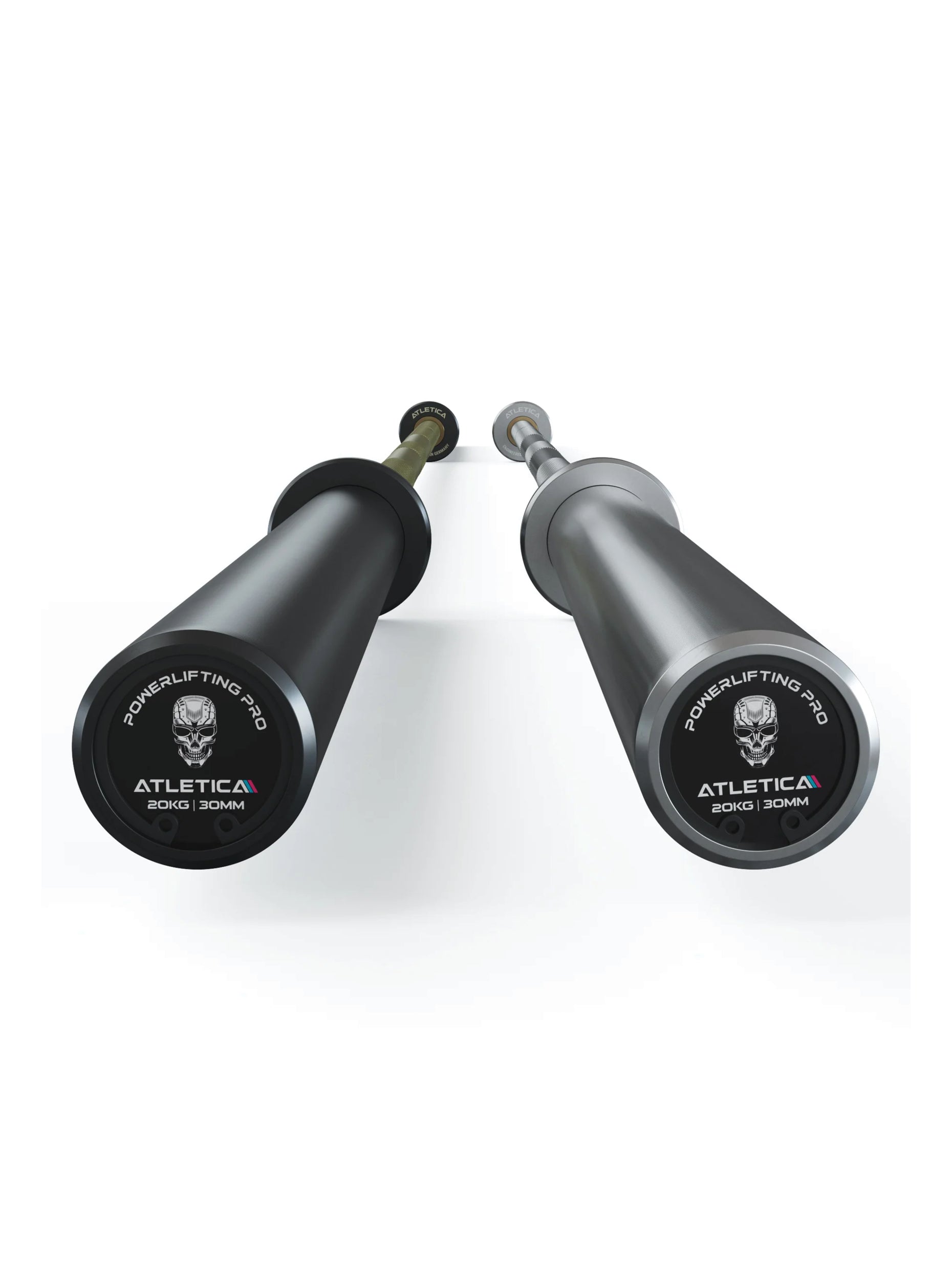 Hantelstangen Set Beta: Spezielle Powerlifting Hantelstange | 190kg Bumper Plates | Pro Collars | Kraft und Präzision, #beta-powerlifting-hantelstange-farbe_chrome