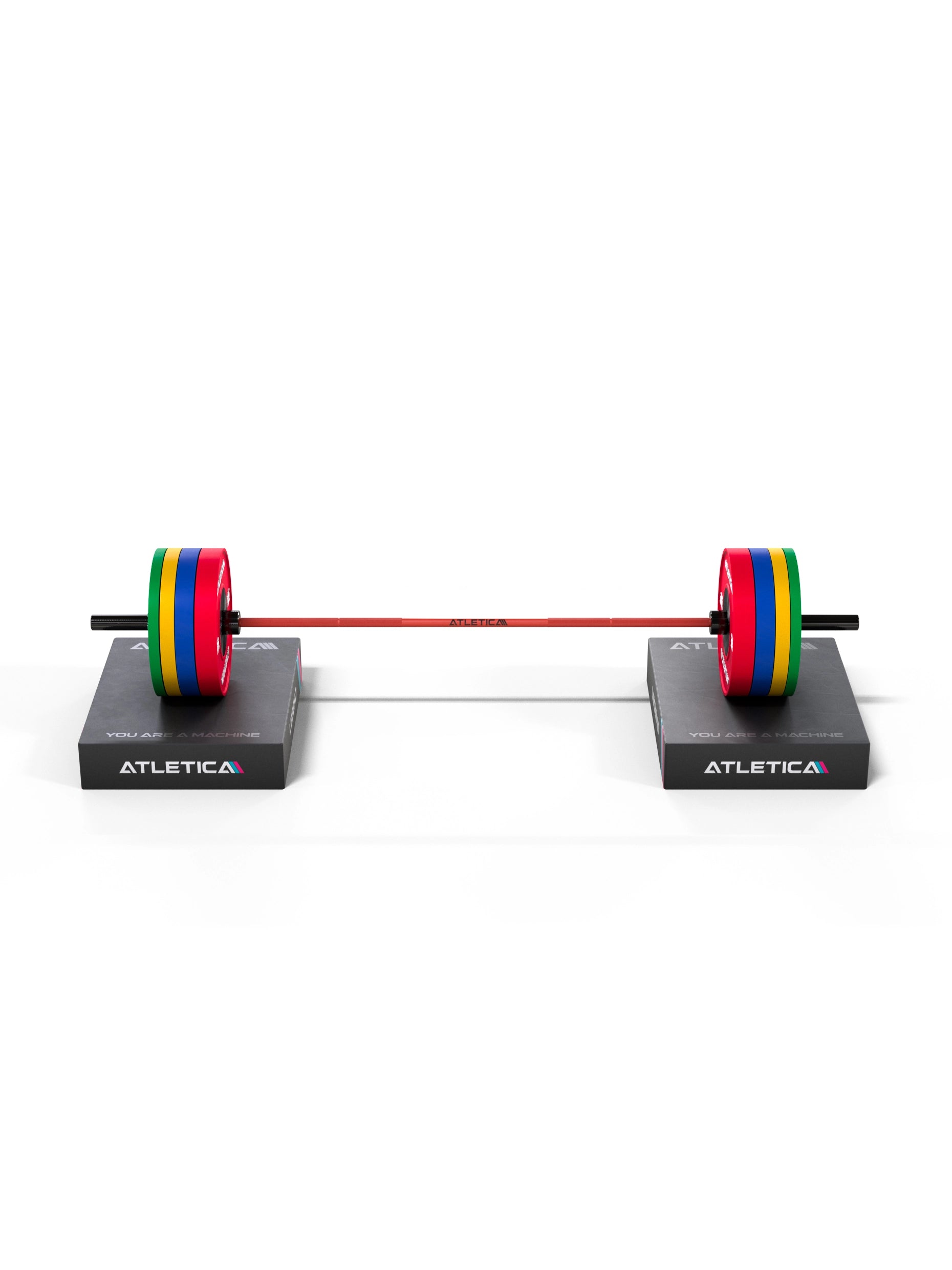 Hantelstangen: Langhantel Gamma Powerlifting Langhantel | 20kg | IPF- & IWF-Markierungen | Chrome / Sportscar Red | 1200kg Belastbarkeit #color_sportscar-red