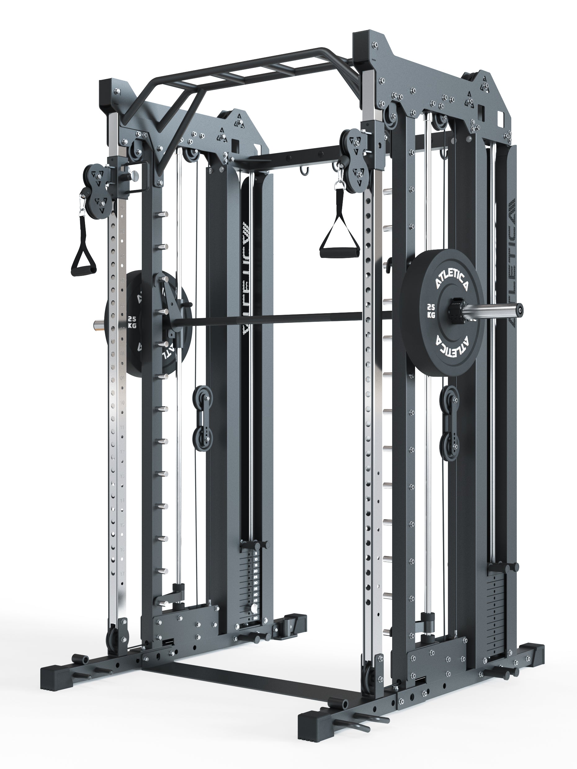HyperForm Kraftstation mit Smith Machine und dualem Kabelzug