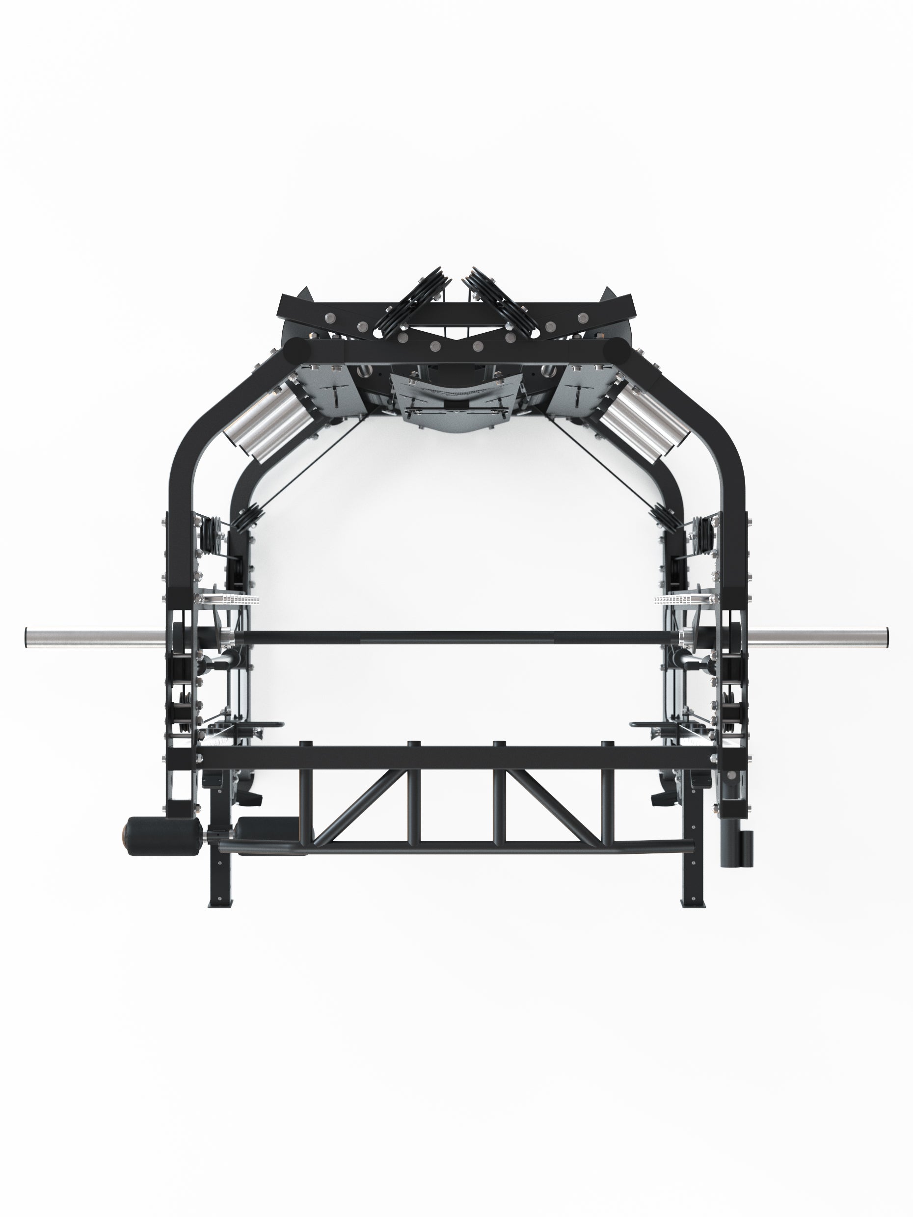 Multipresse HyperTrain: Smith Machine, Kabelzugstation und Power RackSmith Machine, Kabelzugstation und Power Rack
