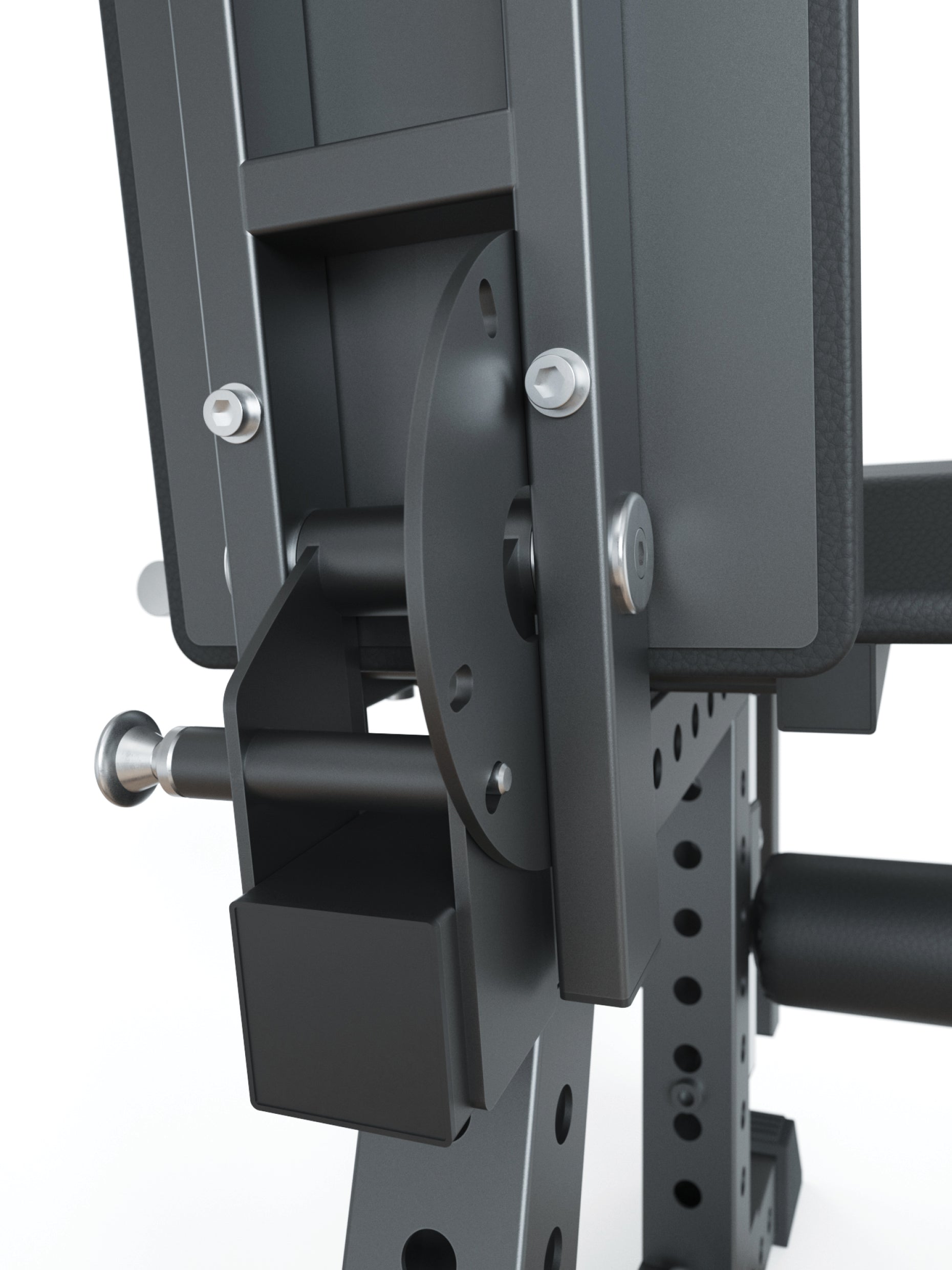 Beinbeuger Beinstrecker Quadriga: hohe Sitzposition | verstellbares Beinpolster