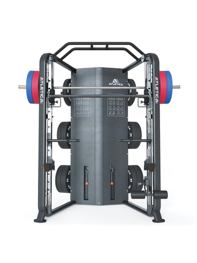 DarkStar Premium Smith Machine: 180kg Steckgewichte für kraftvolle Workouts