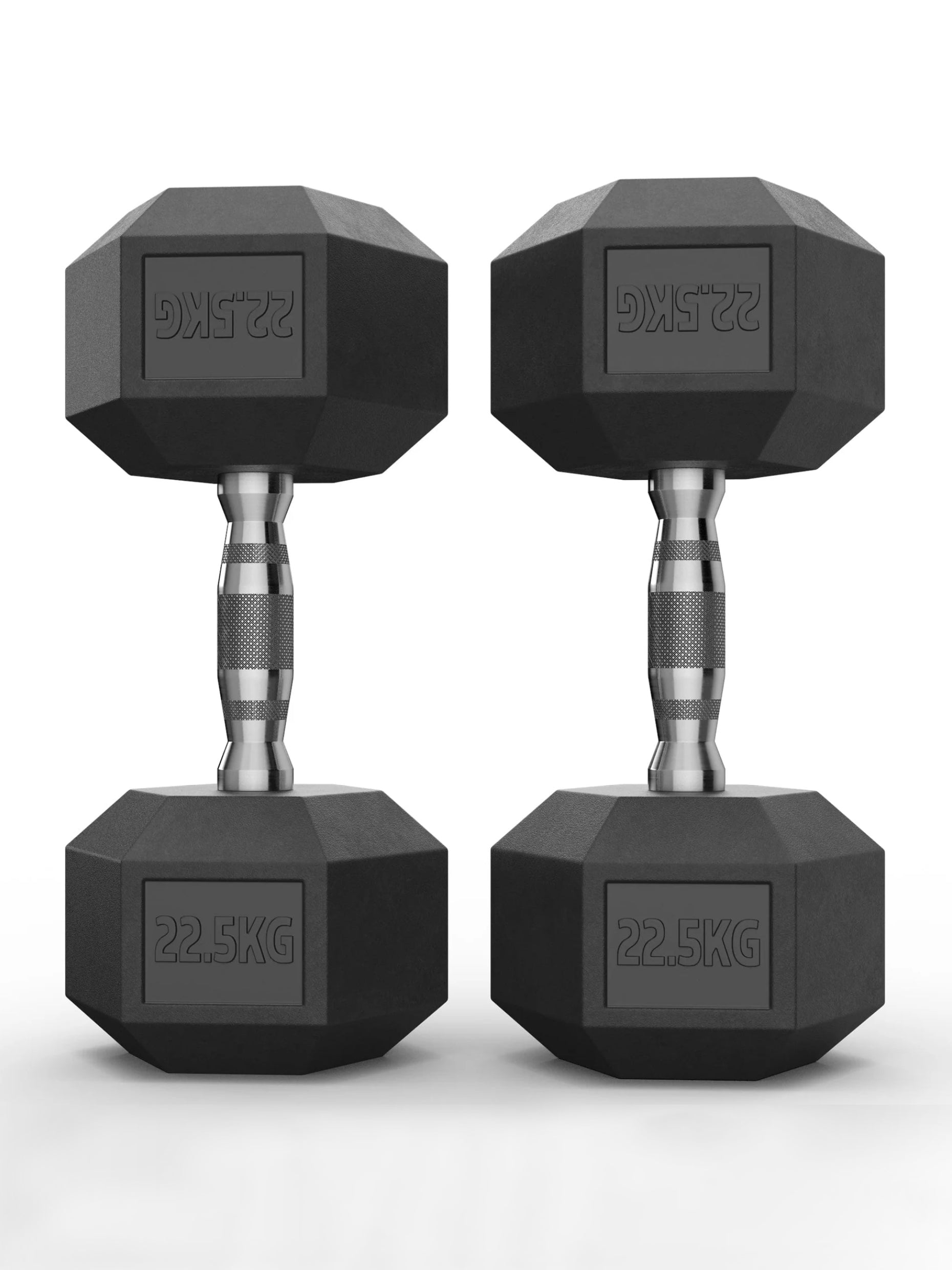 Gewichte > Hexagon kurzhantelnHexagon PVC ummantelt (paarweise)ATLETICA Hexagon Kurzhanteln ∣ PVC Bezug ∣ Schutzummantelung ∣ Langlebig ∣ Geruchsarm #size_2x22-5kg