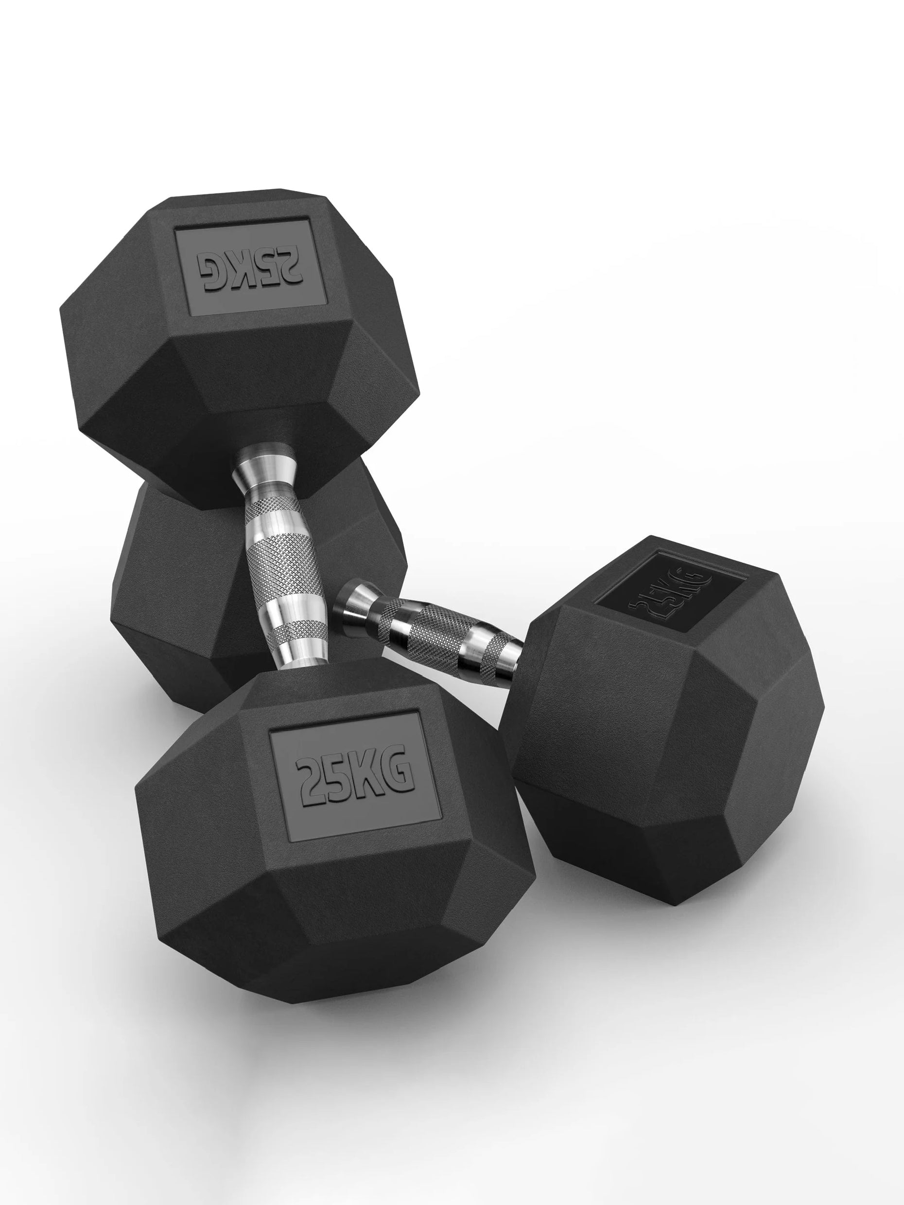 Gewichte > Hexagon kurzhantelnHexagon PVC ummantelt (paarweise)ATLETICA Hexagon Kurzhanteln ∣ PVC Bezug ∣ Schutzummantelung ∣ Langlebig ∣ Geruchsarm #size_2x25kg