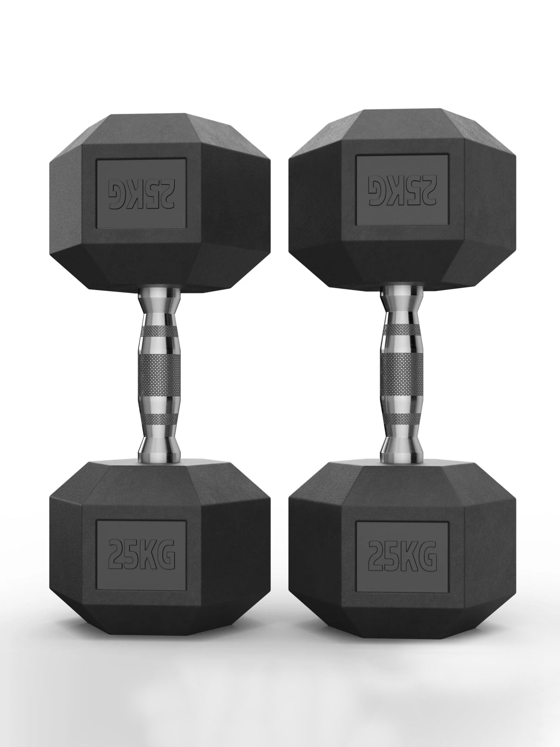 Gewichte > Hexagon kurzhantelnHexagon PVC ummantelt (paarweise)ATLETICA Hexagon Kurzhanteln ∣ PVC Bezug ∣ Schutzummantelung ∣ Langlebig ∣ Geruchsarm #size_2x25kg