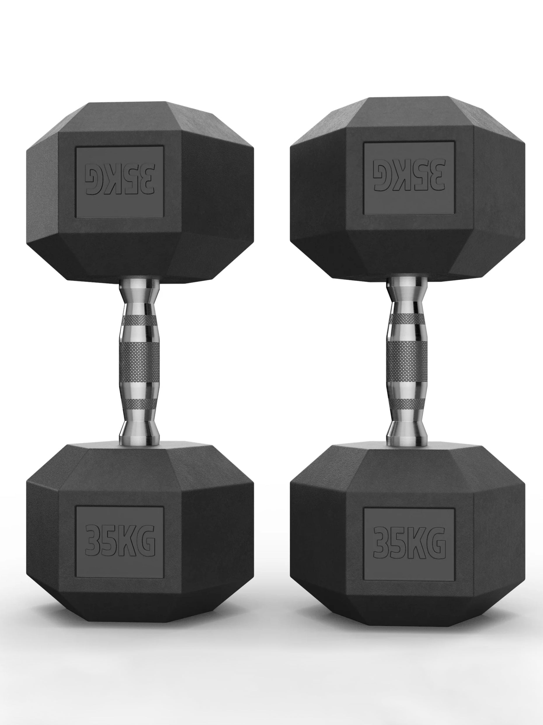 Gewichte > Hexagon kurzhantelnHexagon PVC ummantelt (paarweise)ATLETICA Hexagon Kurzhanteln ∣ PVC Bezug ∣ Schutzummantelung ∣ Langlebig ∣ Geruchsarm #size_2x35kg