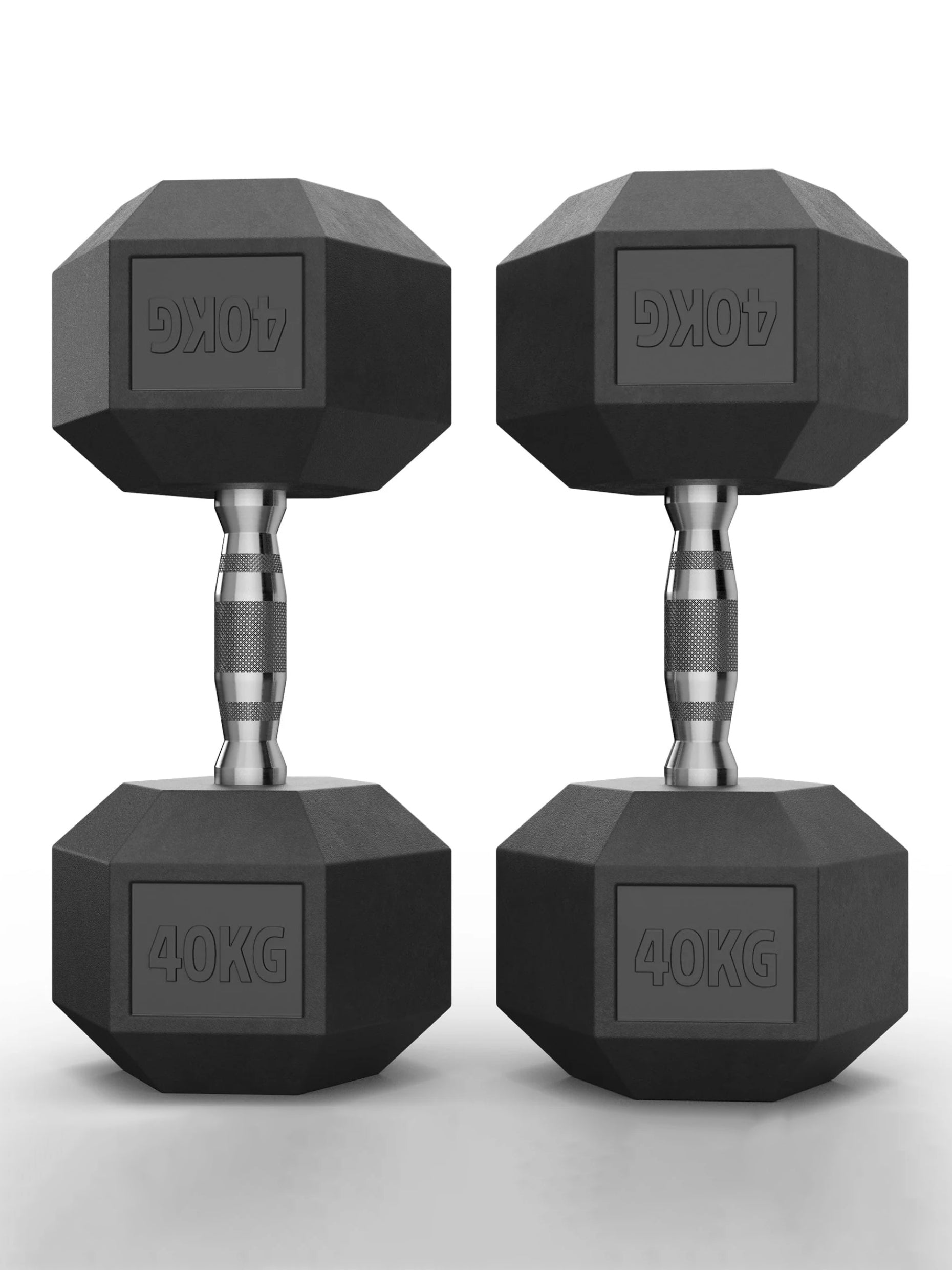 Gewichte > Hexagon kurzhantelnHexagon PVC ummantelt (paarweise)ATLETICA Hexagon Kurzhanteln ∣ PVC Bezug ∣ Schutzummantelung ∣ Langlebig ∣ Geruchsarm #size_2x40kg