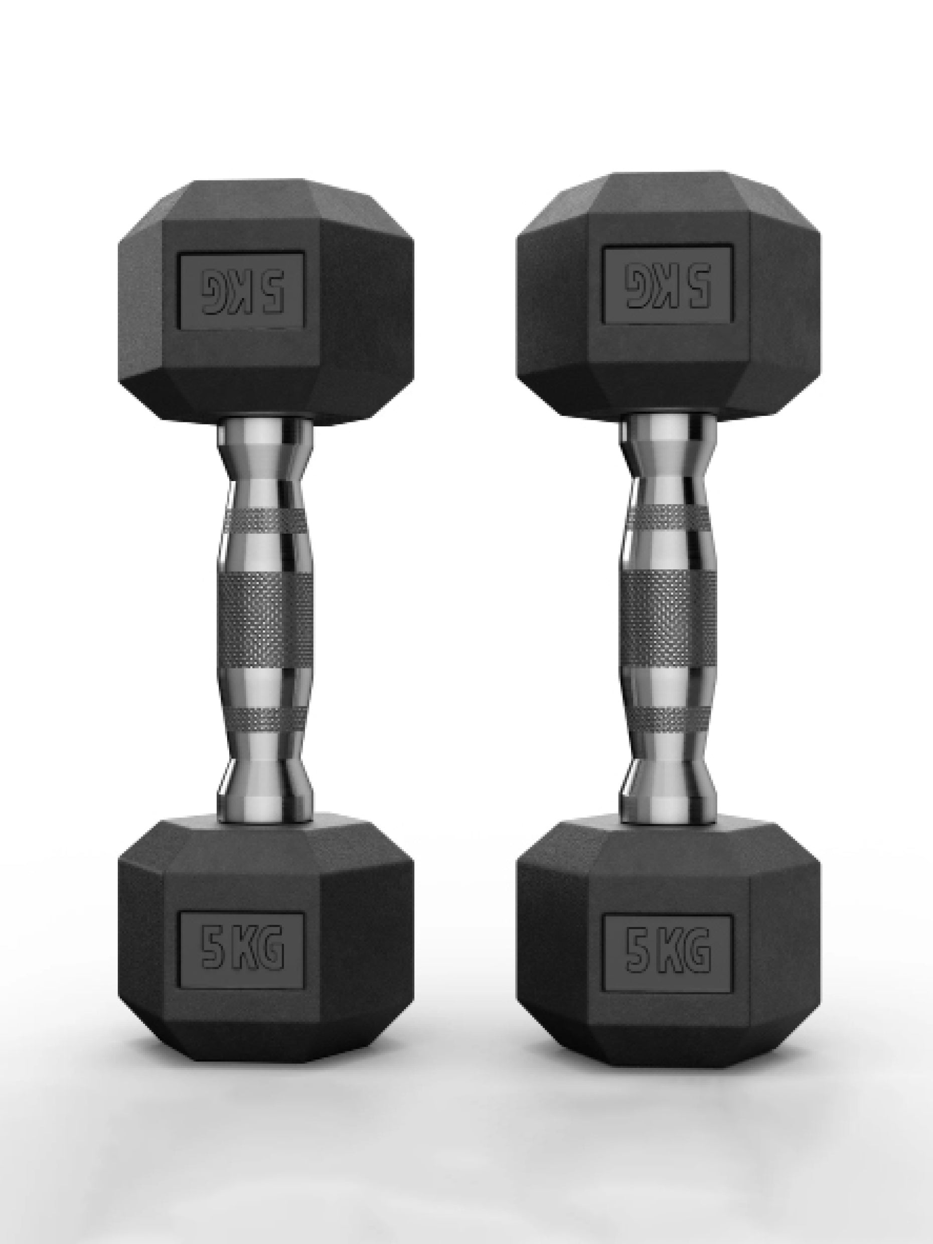 Gewichte > Hexagon kurzhantelnHexagon PVC ummantelt (paarweise)ATLETICA Hexagon Kurzhanteln ∣ PVC Bezug ∣ Schutzummantelung ∣ Langlebig ∣ Geruchsarm #size_2x5kg