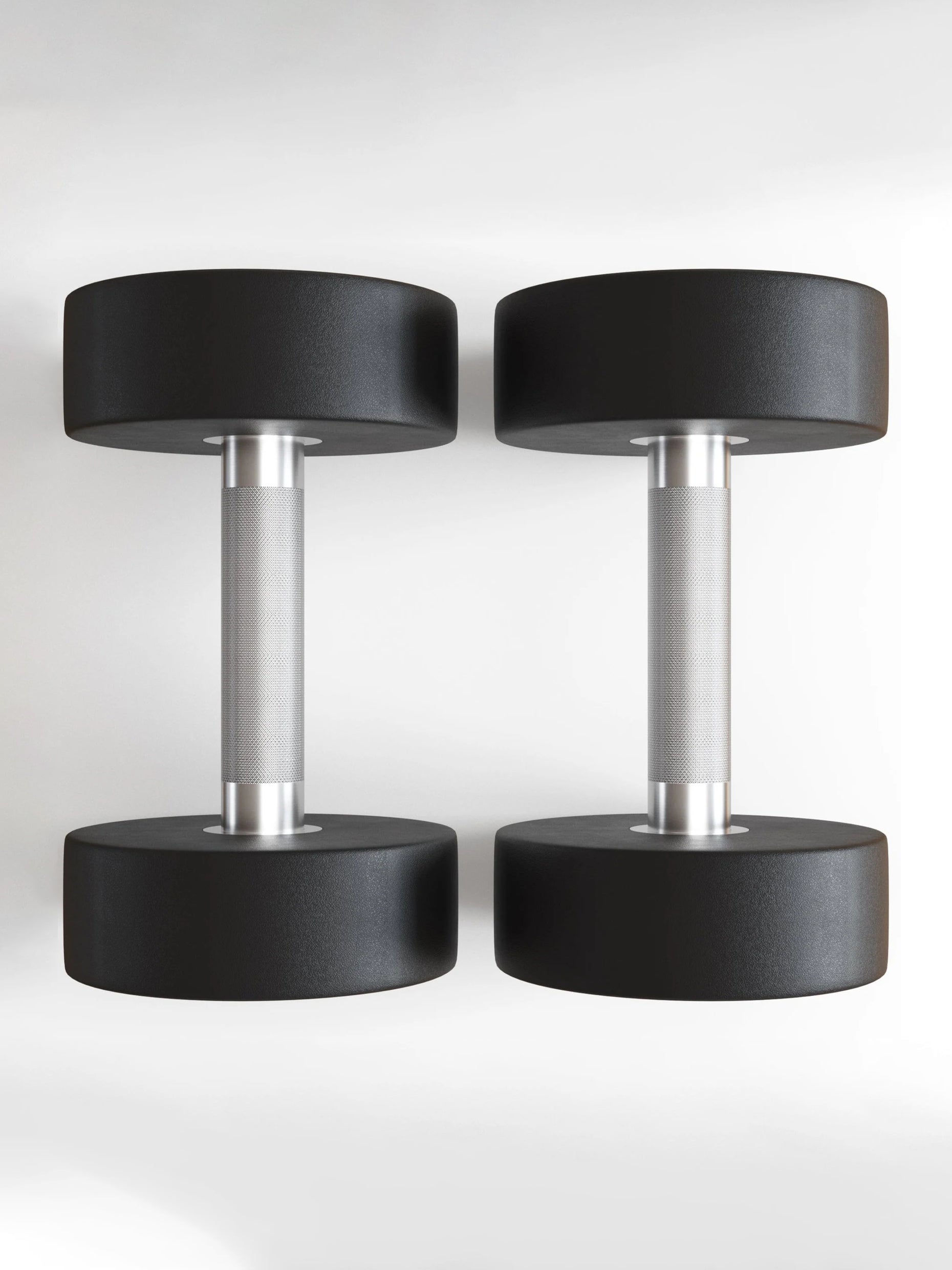 Gewichte: Rundhanteln, Polyurethan Rundhanteln (Paar)- Premium Design und Qualität | Extrem robust | Geruchsfrei | Gerader Griff mit Hartchrom | Paarweise von 5 bis 40 kg, #size_2-x-15-kg