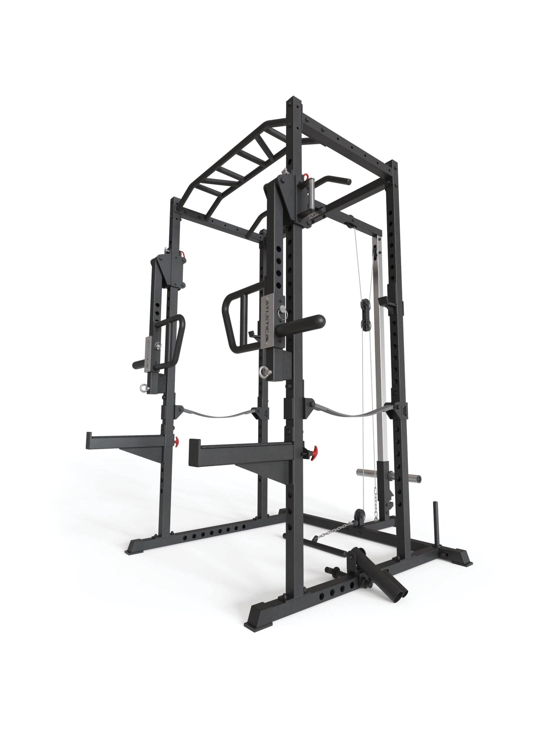 Full Rack R5 Boost mit Jammer Armen, für Übungen wie Bankdrücken, Kniebeugen, Belt Squat Training, Schulterdrücken, Deadlifts, #size_195-cm