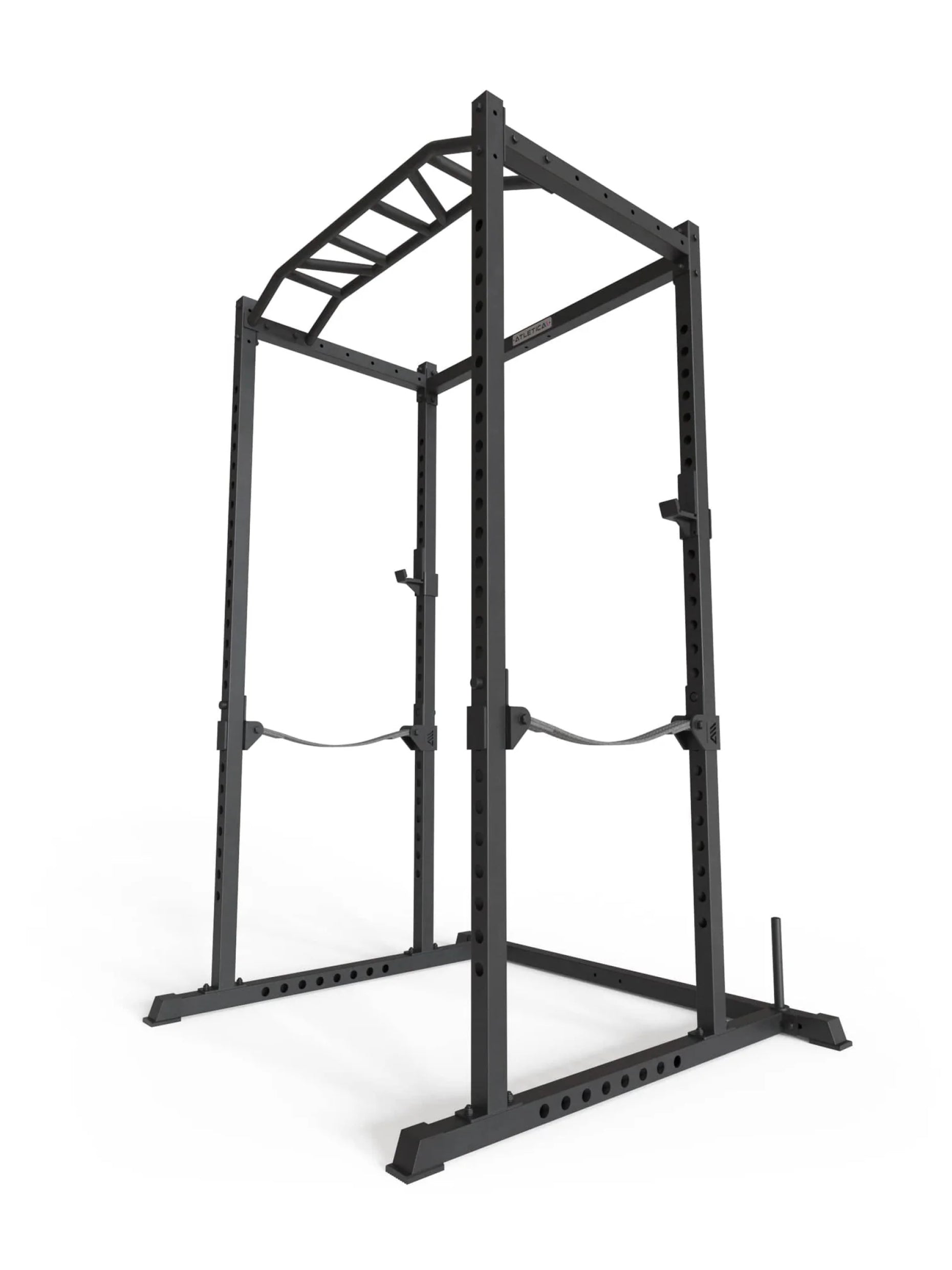 Power Rack R5 Base Käfig: Multi-Grip Pull-Up Bar, Pin-and-Pipe-Safeties, J-Hooks und Gewichts-Pins, ideal für Fitnesstraining mit Hantelbank und Gewichten, #size_195-cm