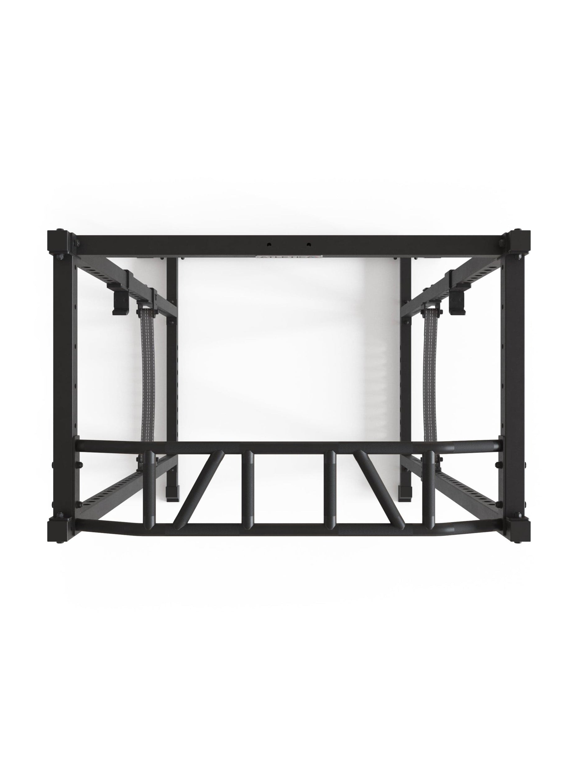 Power Cage R5 Base Käfig: Multi-Grip Pull-Up Bar, Pin-and-Pipe-Safeties, J-Hooks und Gewichts-Pins, ideal für Fitnesstraining mit Hantelbank und Gewichten, #size_195-cm