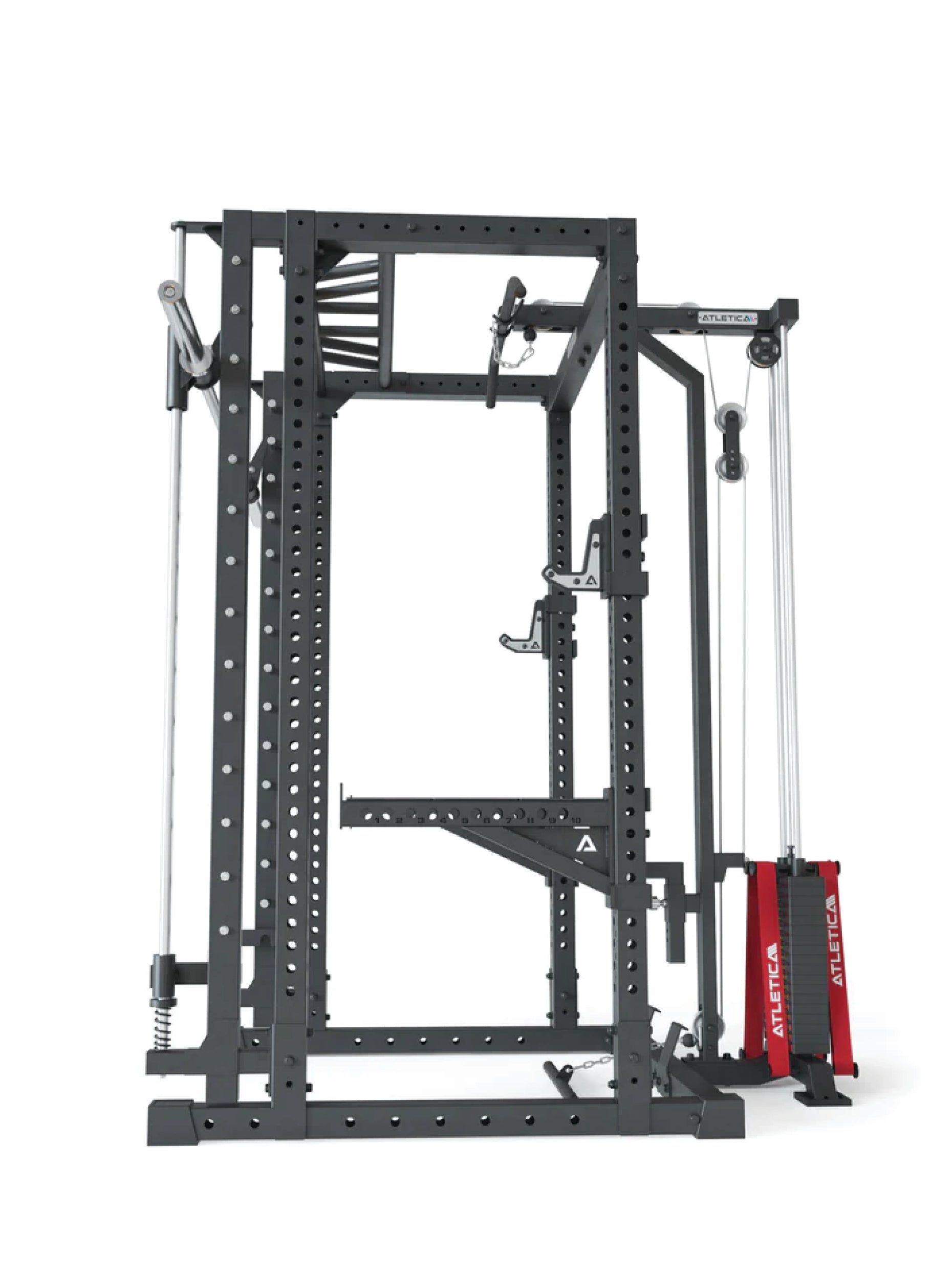Power Rack R7-Daemon: Smith kann optional vorne oder hinten angebracht werden, #size_220-cm