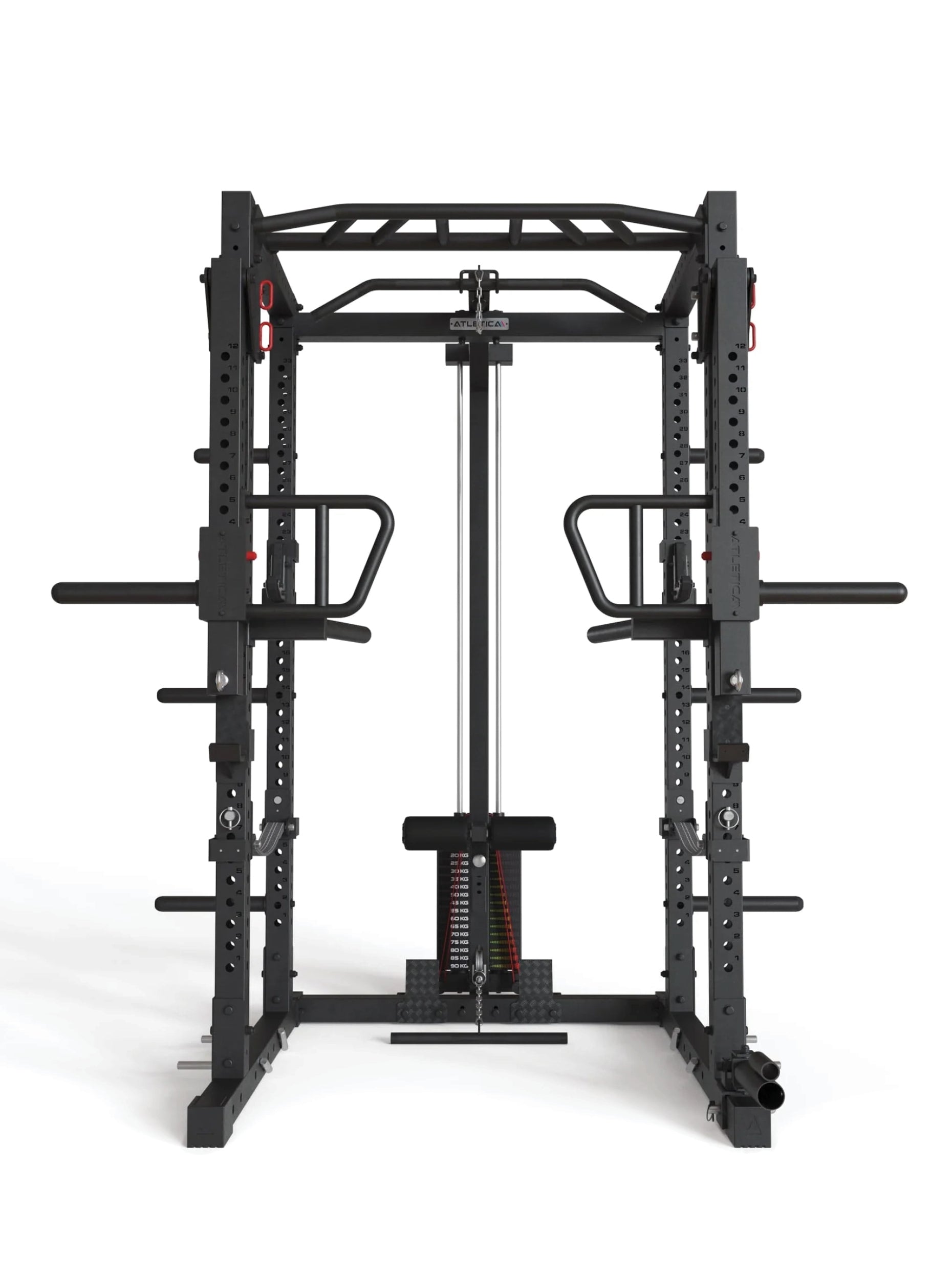 Power Rack R7-Helix: 90kg oder 120kg Stack Weight Squat Rack,