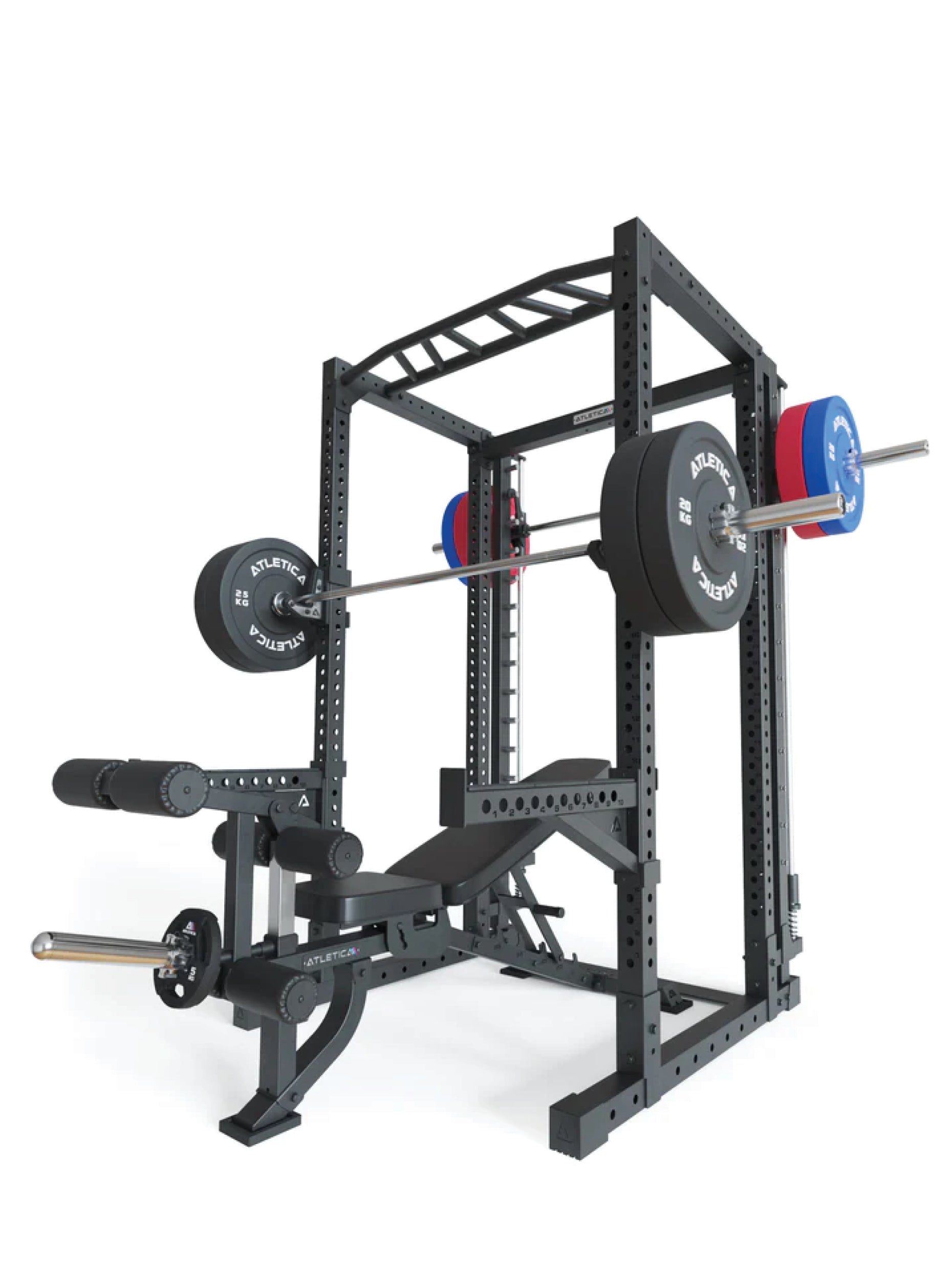 Power Cage R7-Reeve: Squat Rack mit Smith Machine und Klimmzugstange,