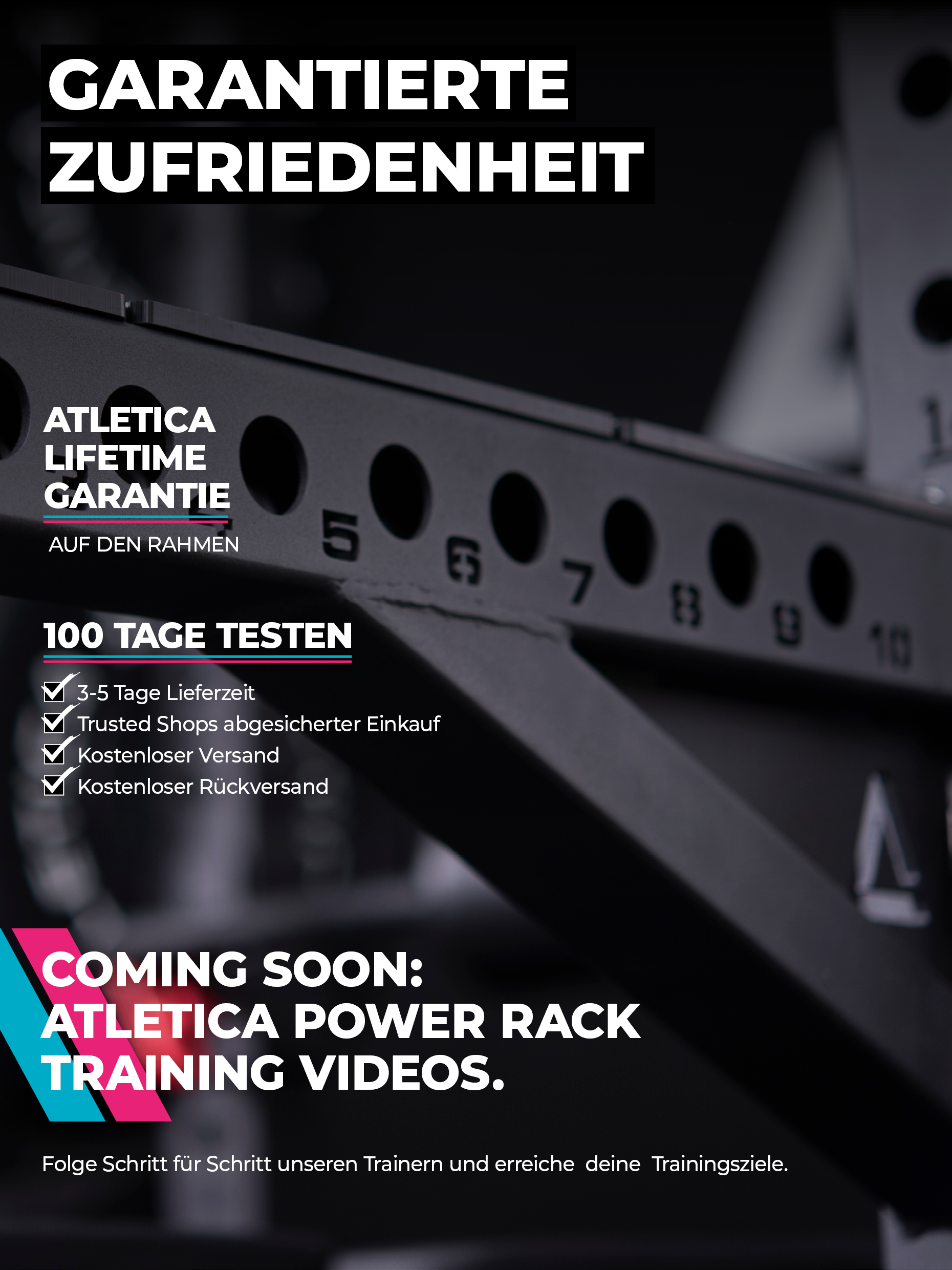 Squat Rack R8-SoundWave: Erweiterbar