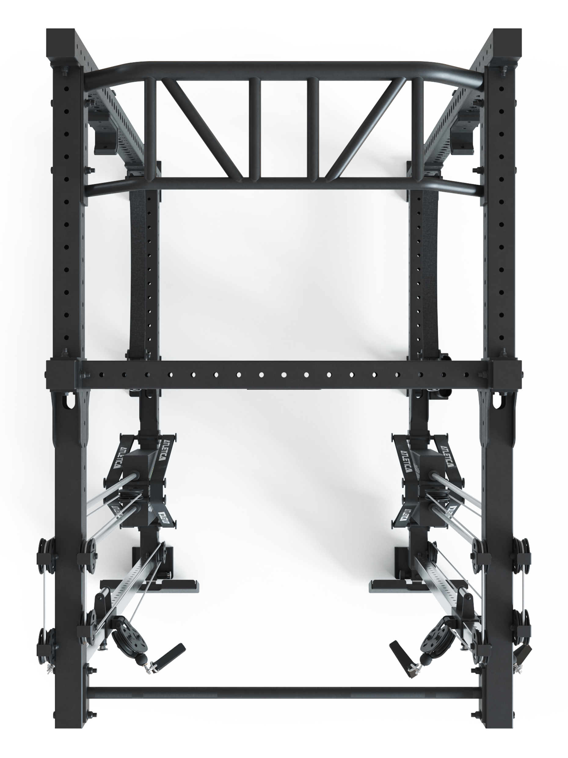 Full Rack R8-Duality Pro Medium: Doppelter Kabelzug | 2x90 kg Steckgewicht