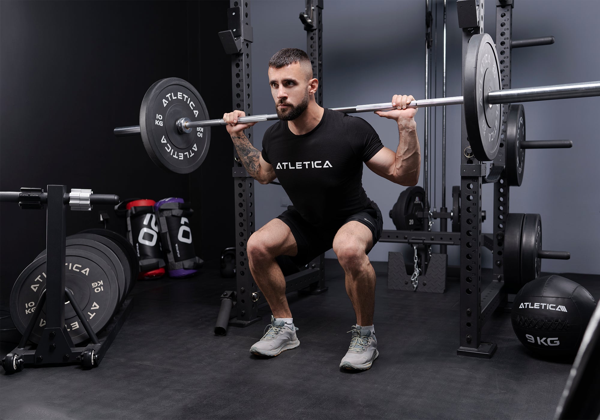 Back Squat am Atletica Power Rack