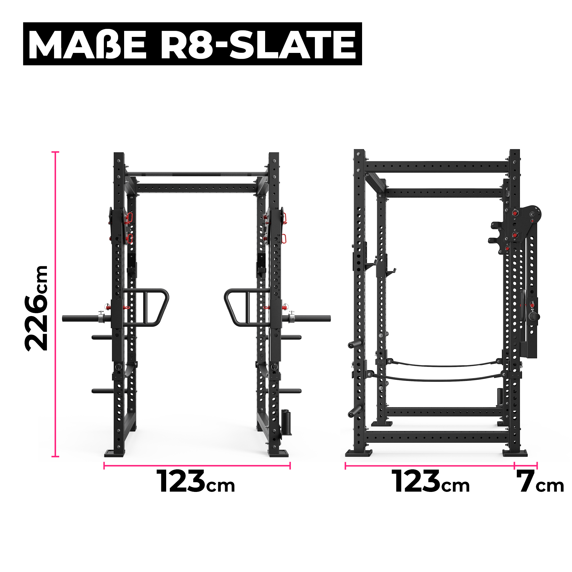 Power Rack R8-Slate: Full Rack in Studio Qualität