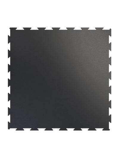 Bodenschutz | FlexProtect Bodenschutz 6 mm 100x100cm, hochwertiges Kautschuk | Puzzle Verbindung | Feingranulat Oberfläche | Geruchsarm | TÜV