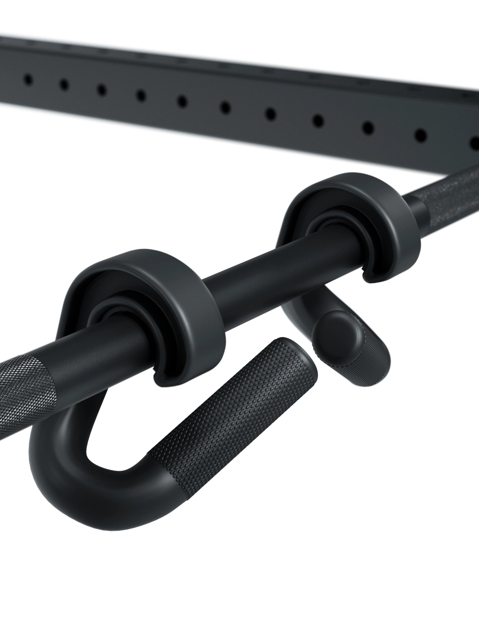 45° Zuggriffe aus Nylon-Fiberglas – rutschfest, extrem belastbar & ergonomisch. Perfekt für Zugübungen an Rack, Seilzug oder Langhantel.