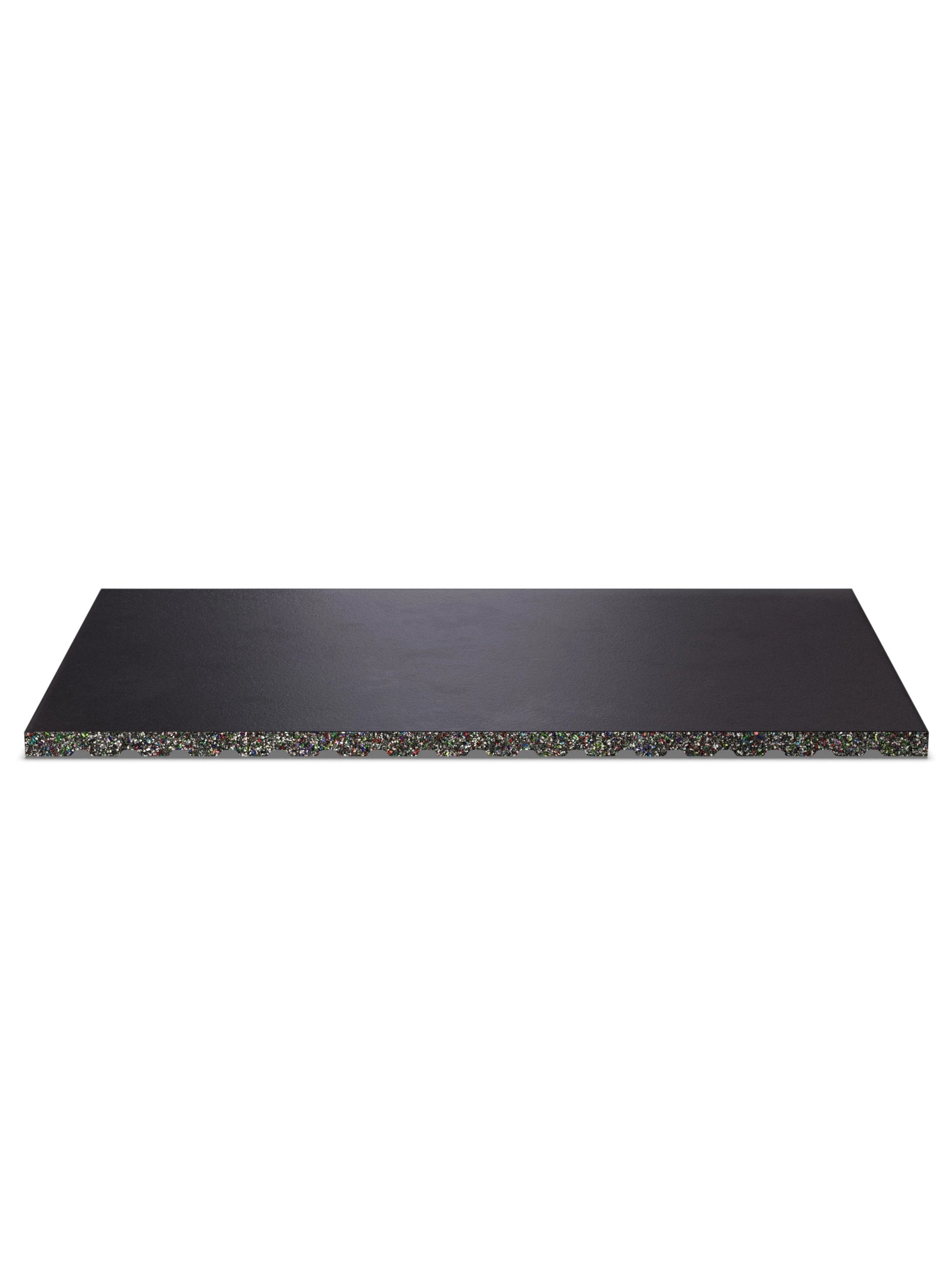 Bodenschutz | MaxProtect Bodenschutz 20 mm 100x100cm, hochwertiges Kautschuk | Steckverbindung | Feingranulat Oberfläche | Geruchsarm | TÜV