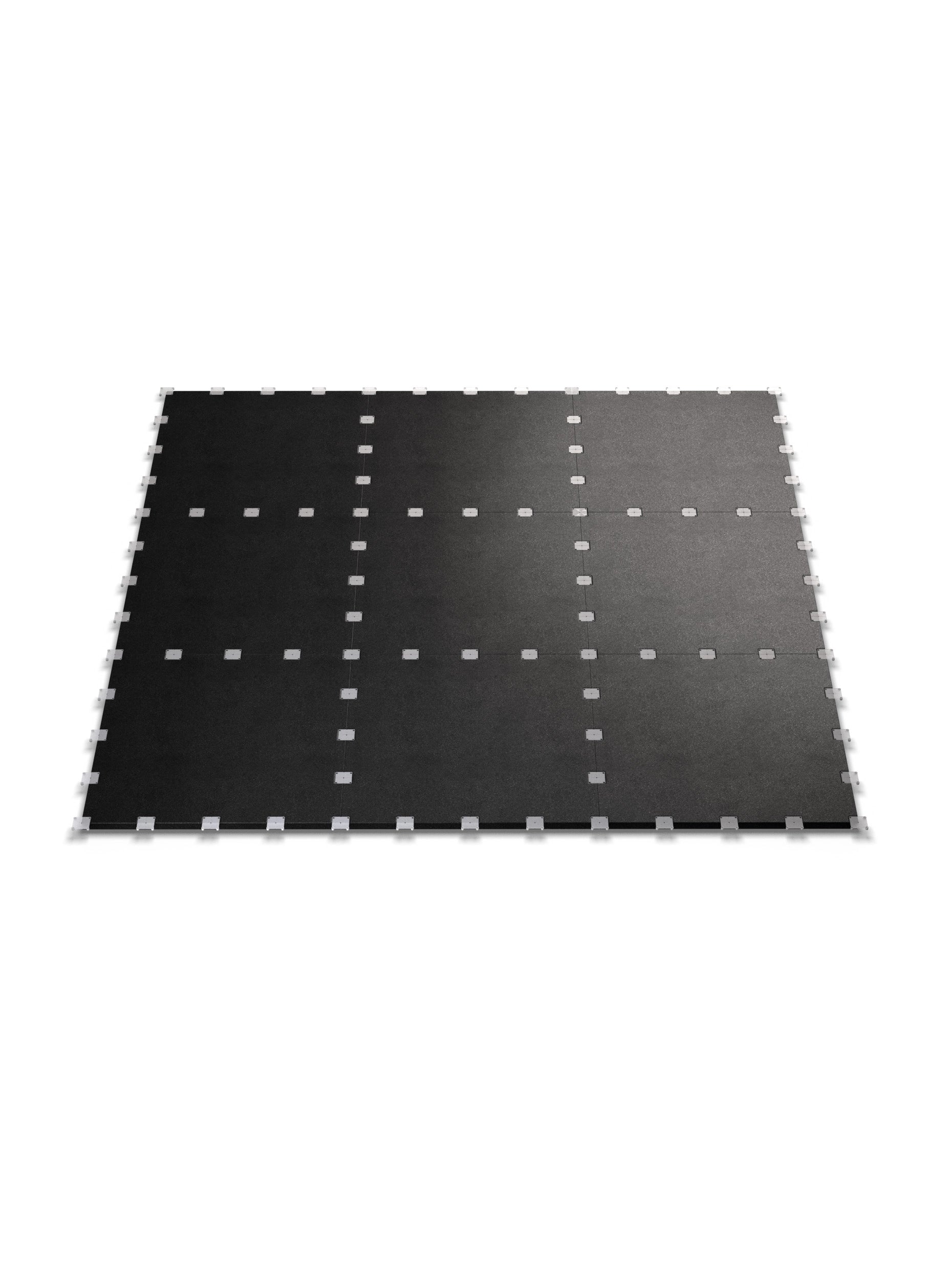 Bodenschutz | Outdoor Bodenschutz 40 mm 100x100cm, hochwertiges Kautschuk | Steckverbindungen | Feingranulat Oberfläche | Geruchsarm | TÜV