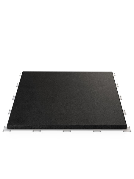 Bodenschutz | Outdoor Bodenschutz 40 mm 100x100cm, hochwertiges Kautschuk | Steckverbindungen | Feingranulat Oberfläche | Geruchsarm | TÜV