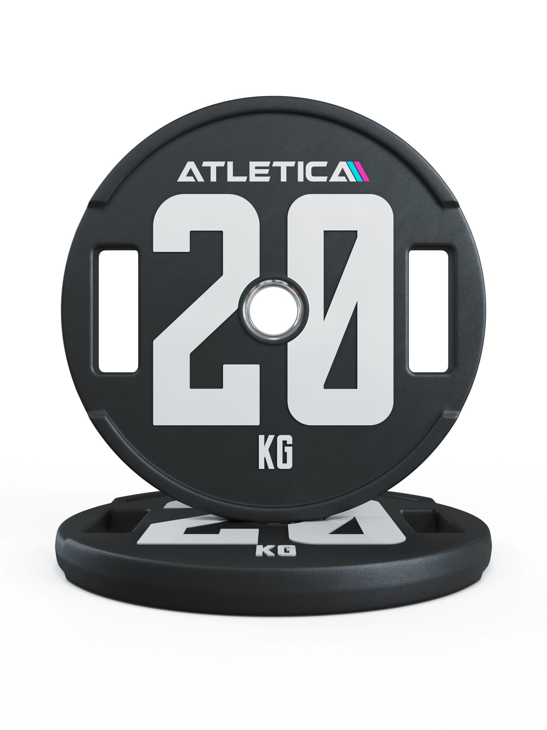 Gewichte: 2H Gripper Plates Pro | Paar | 50mm Cast Polyurethan-Ummantelung 〡 langlebig 〡 Gewichtstoleranz 1 % 〡 Edelstahlring | 2x2.5kg, 2x5kg, 2x10kg, 2x15kg, 2x20kg, 2x25kg

#size_2x20kg