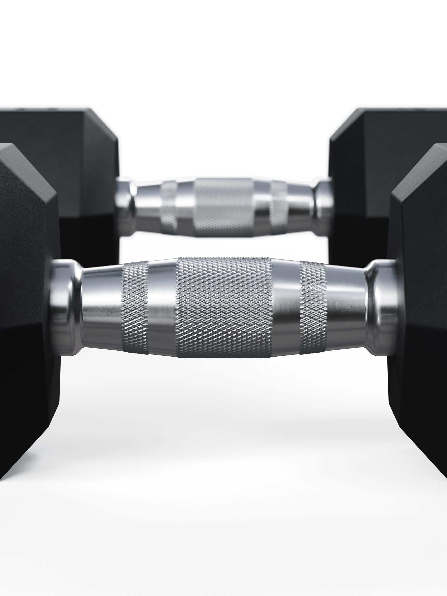 ATLETICA Hexagonhanteln PRO (Paar) | Polyurethan Hexagon Kurzhanteln | Dumbbells Pro - Gewichte mit bikonischem Griff mit Hartchrom Beschichtung | CNC gefräster Stahlkern | Paarweise von 2.5 bis 50kg, 