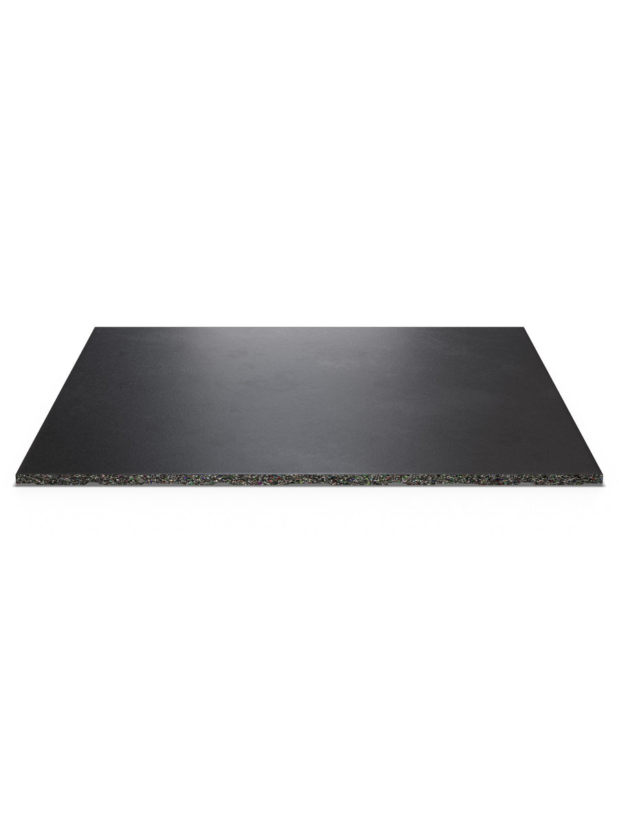 Bodenschutz | MaxProtect Bodenschutz 20 mm 100x100cm, hochwertiges Kautschuk | Steckverbindung | Feingranulat Oberfläche | Geruchsarm | TÜV