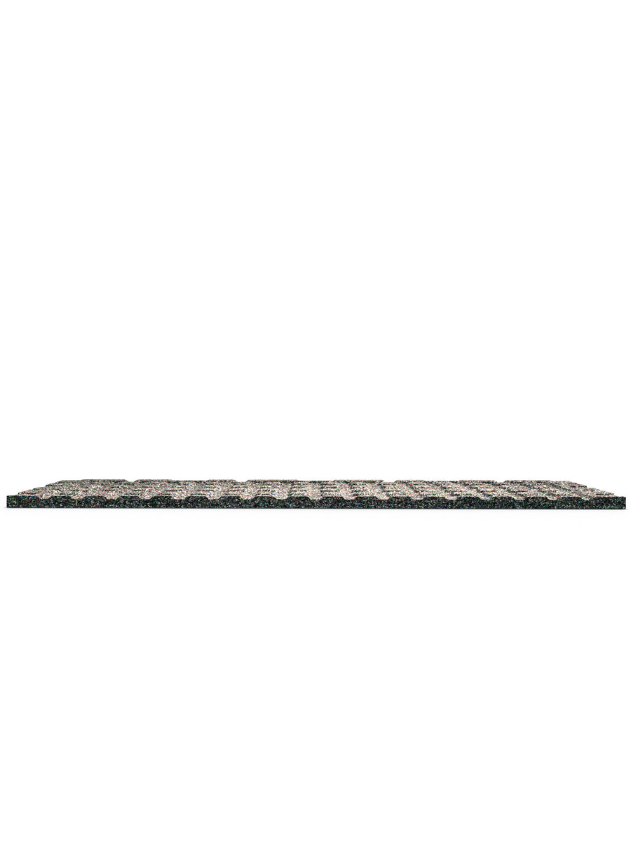 Bodenschutz | MaxProtect Bodenschutz 20 mm 100x100cm, hochwertiges Kautschuk | Steckverbindung | Feingranulat Oberfläche | Geruchsarm | TÜV