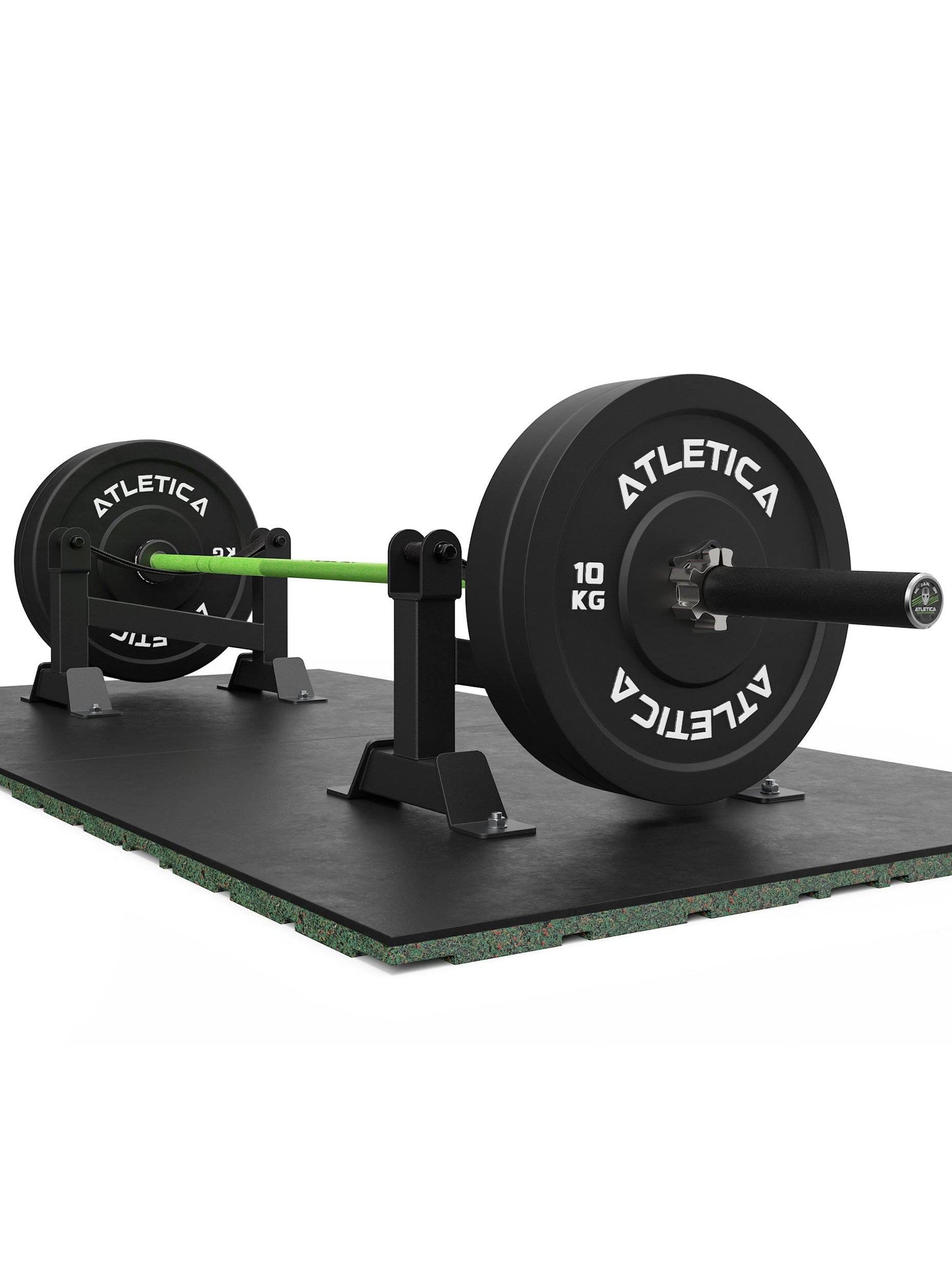 Langhantelablage Deadlift Station: Multifunktionale Hantelablage | Bequemes Be- und Abladen der Stange | Gelenkschonendes Training | Kompakt & hochbelastbar