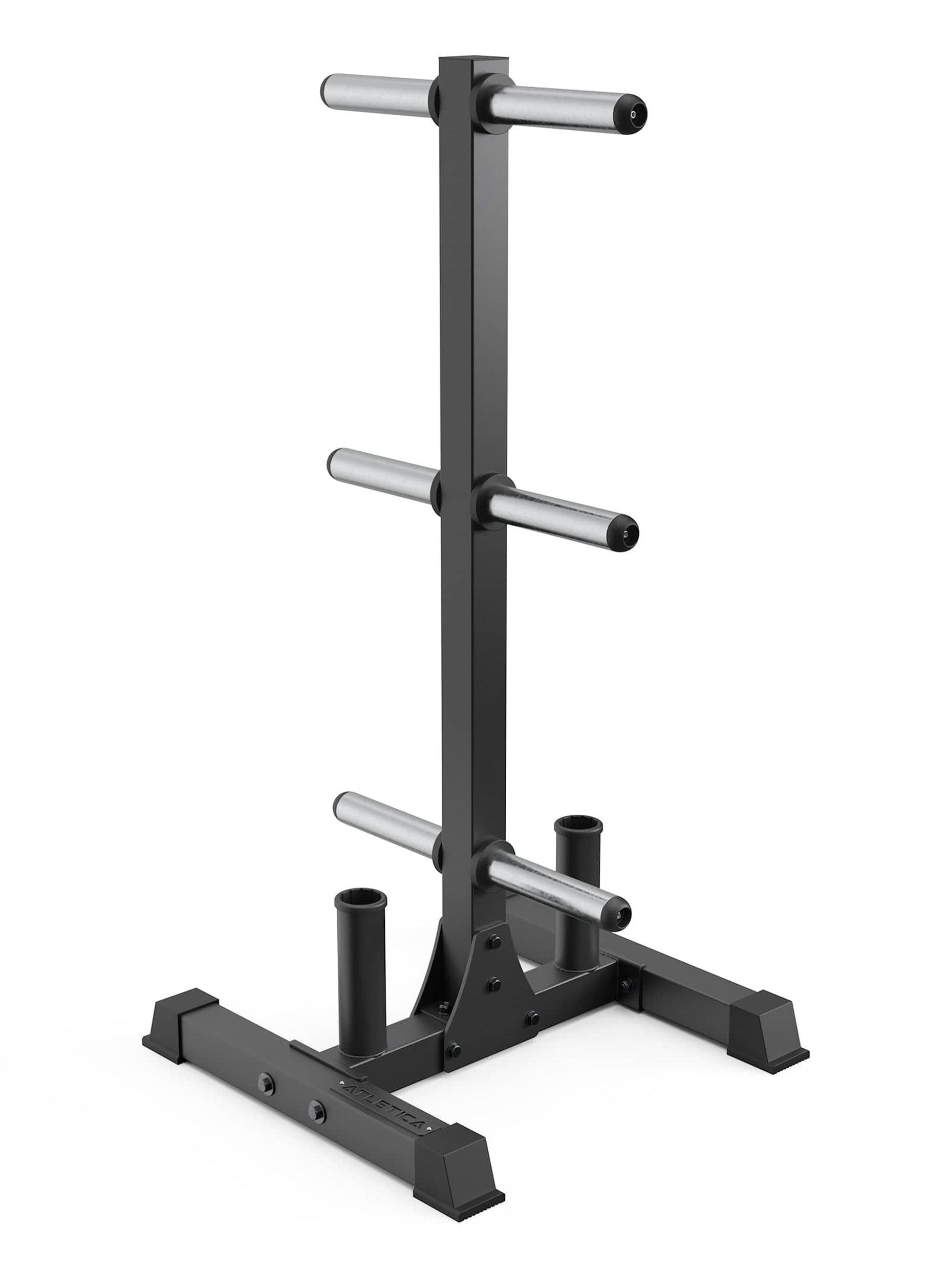 Gewichtsablage Rhino Storage: für Ø 50 mm Scheiben und Stangen | Mehr Ordnung im Gym | Platzsparend | Hochbelastbar | Gummiprotektoren | 21 kg