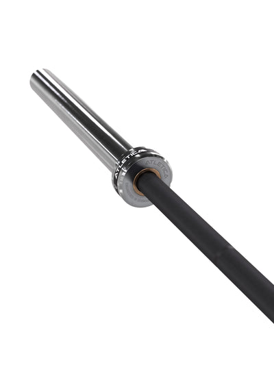 Weightlifting Bar | Speziell fürs Gewichtheben konstruiert | 50mm Olympia Langhantel | 20kg | Markierungen nach IWF & IPF | 1200kg Belastbarkeit