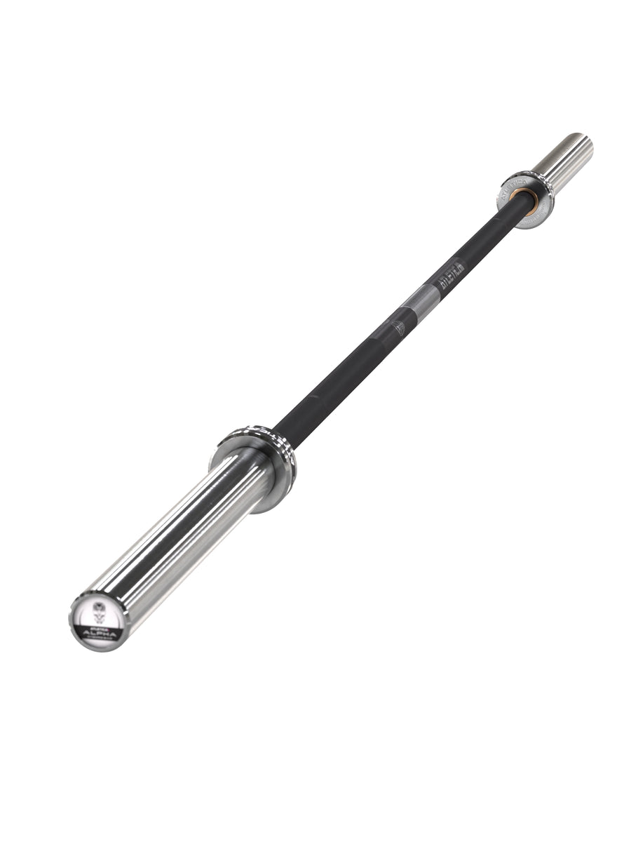 Weightlifting Bar | Speziell fürs Gewichtheben konstruiert | 50mm Olympia Langhantel | 20kg | Markierungen nach IWF & IPF | 1200kg Belastbarkeit