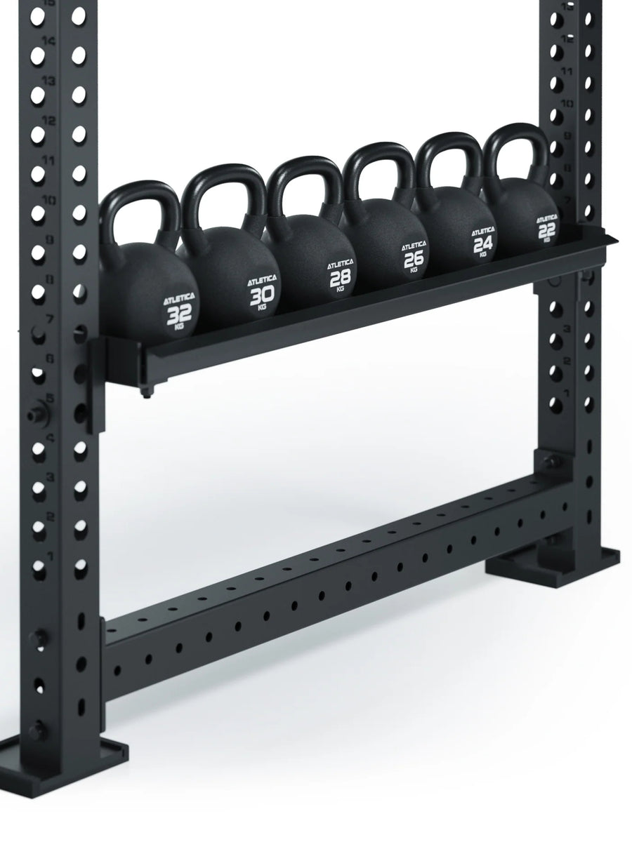 ATLETICA Ablage Regal für Kettlebells: Zubehör für die R8 Serie, Einfache Montage am Power Cage 