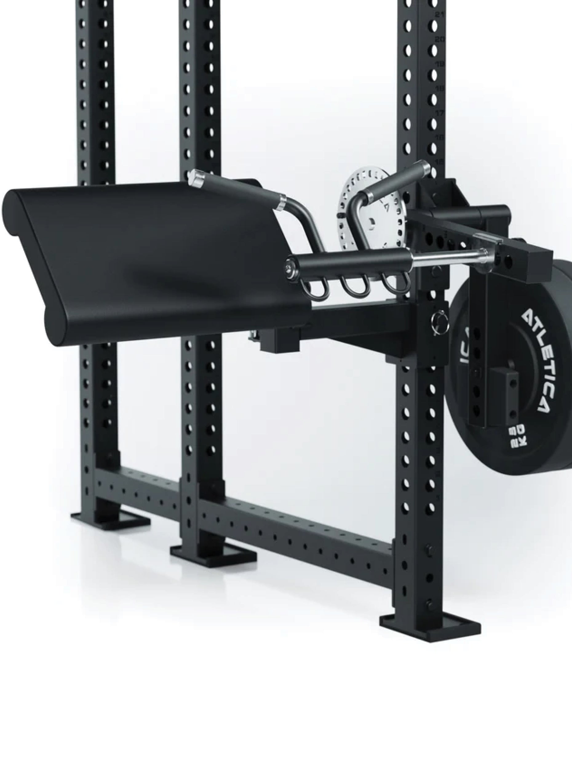 Power Rack Allmotion R8 Serie: 4-in-1-Gerät | Erweitert Dein Power Rack um 4 Grundübungen | Training von Beinbeuger, Beinstrecker, Bizeps und Trizeps