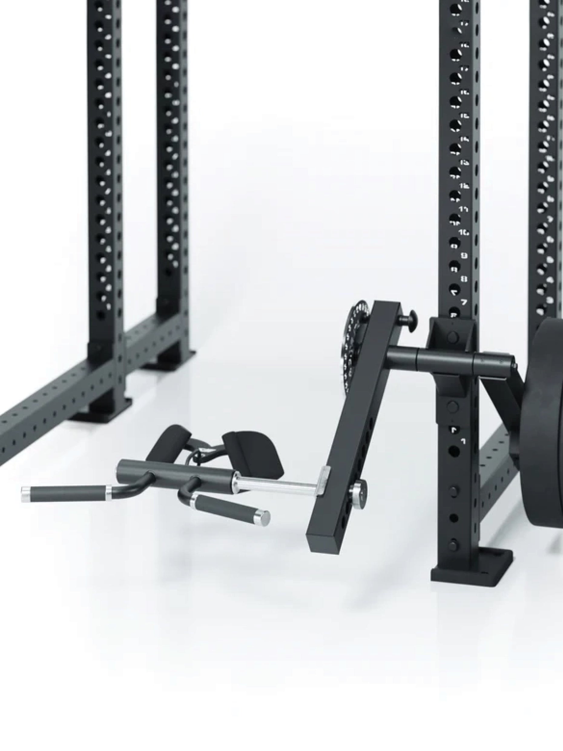 Power Rack Zubehör Allmotion R8 Serie: Erweitert Dein Power Rack um 4 Grundübungen | Training von Beinbeuger, Beinstrecker, Bizeps und Trizeps