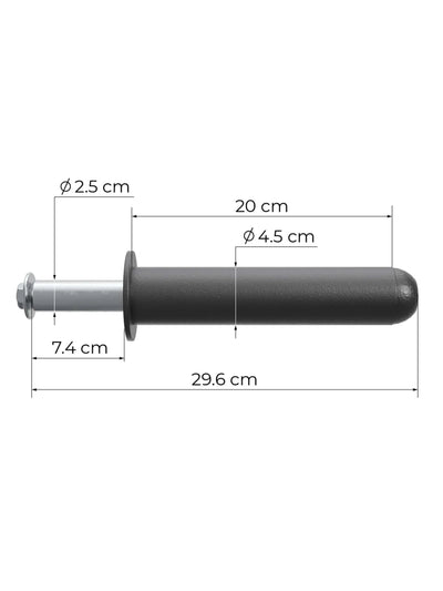 Zubehör: Gewichts-Pins 20cm R8 Serie: Kompatibel mit R8-Racks und 50 mm Scheiben 